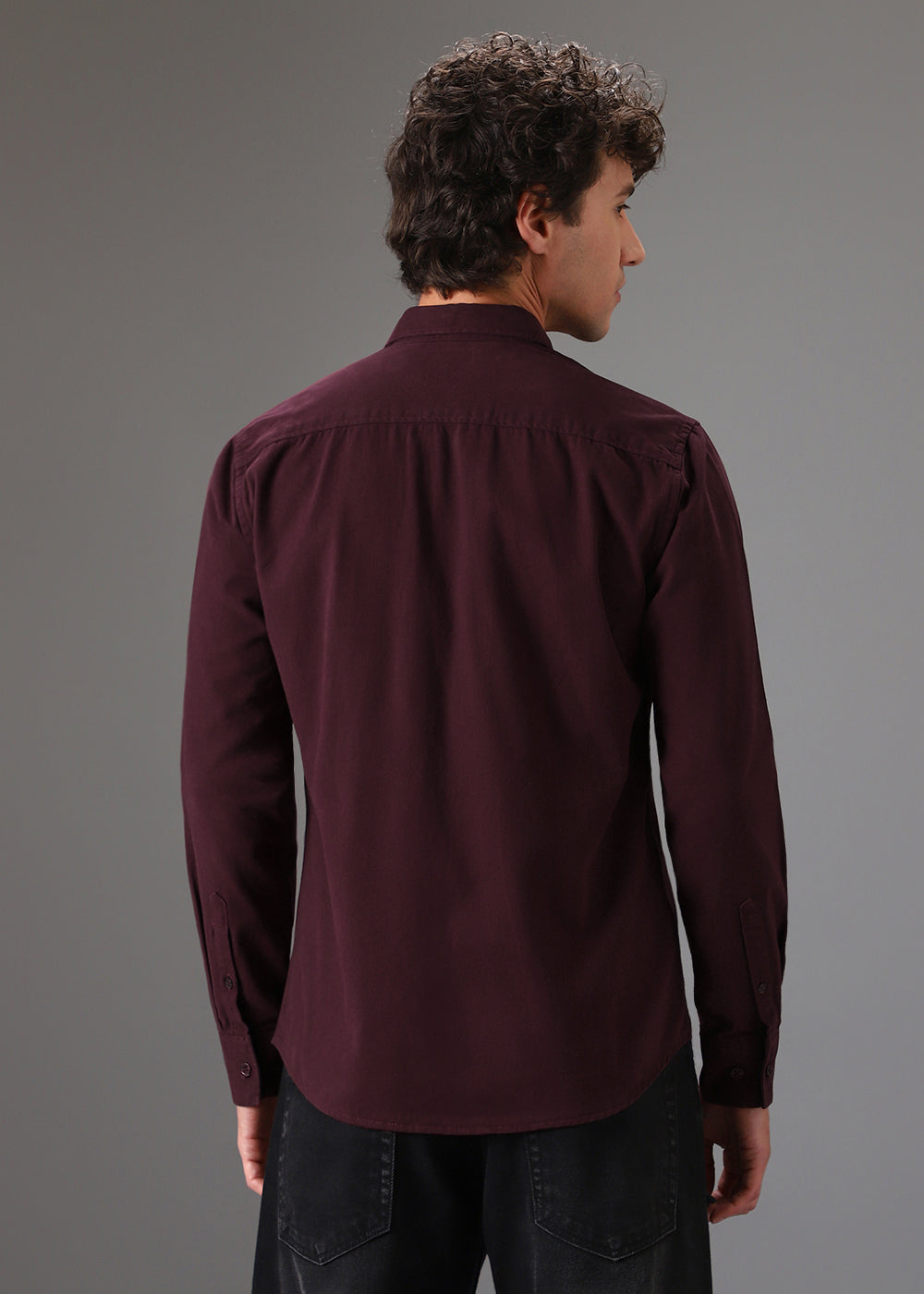 Maroon Double Pocket Shirt