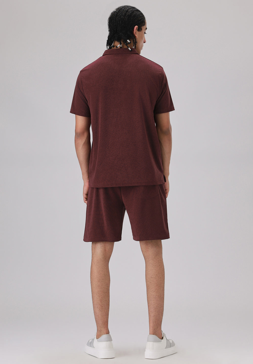 Maroon Knitted Co-ord Set