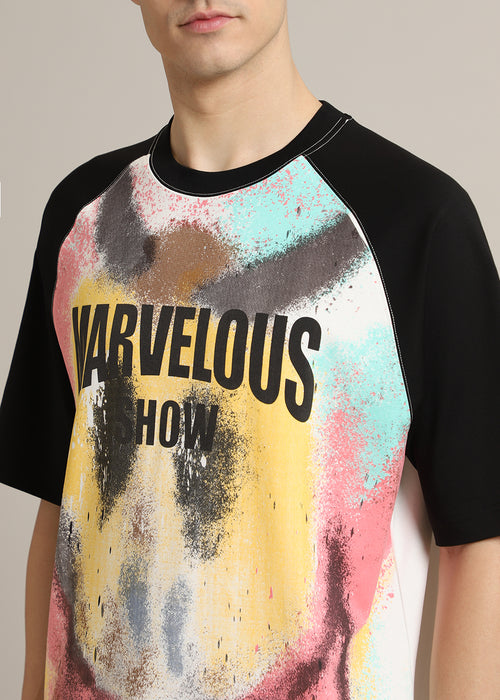 Marvellous Raglan Sleeve Oversized T-shirt