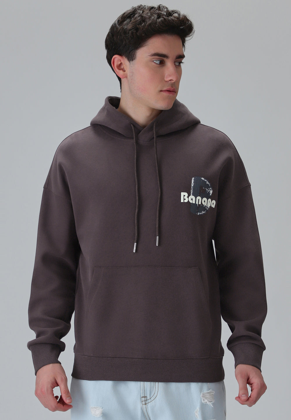 Mauve Embossed Hoodie