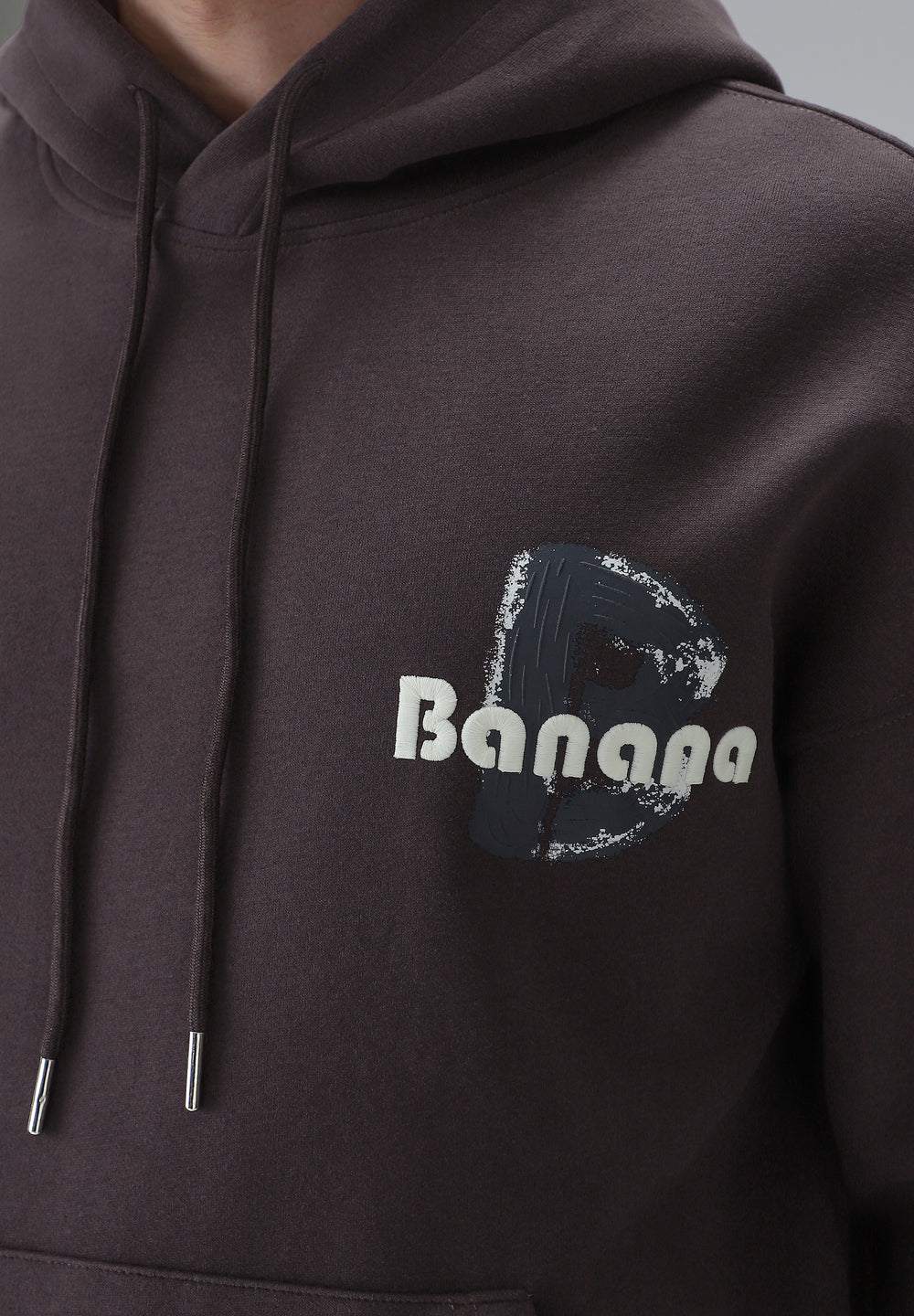 Mauve Embossed Hoodie