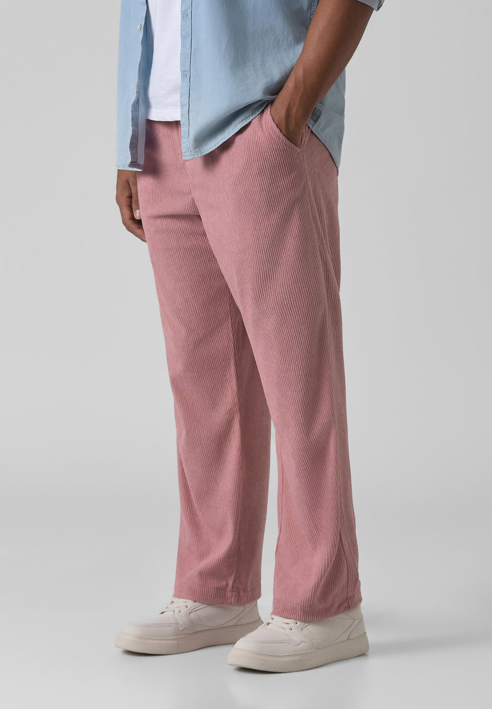 Mauve Pink Corduroy Pants