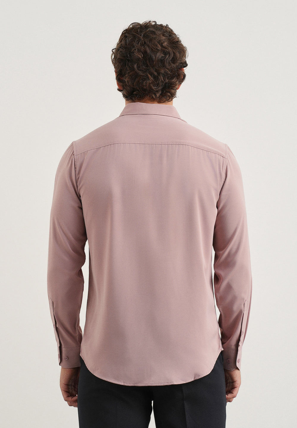 Mauve Pink Fluid Soft Shirt