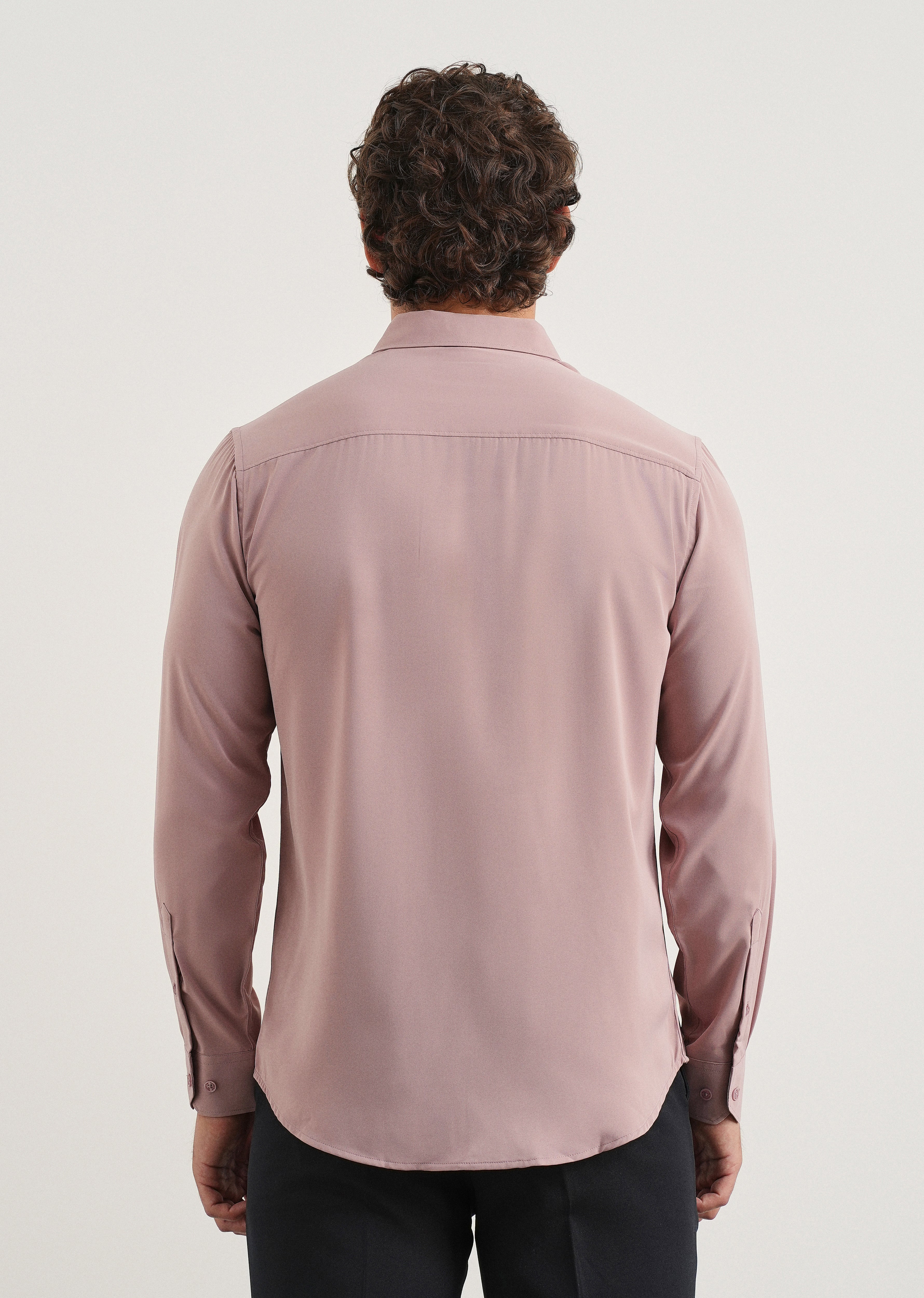 Mauve Pink Fluid Soft Shirt