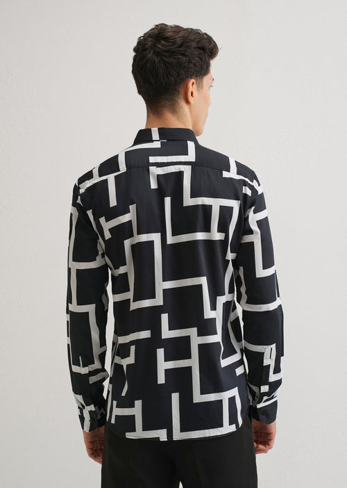 Maze Printed Shirt