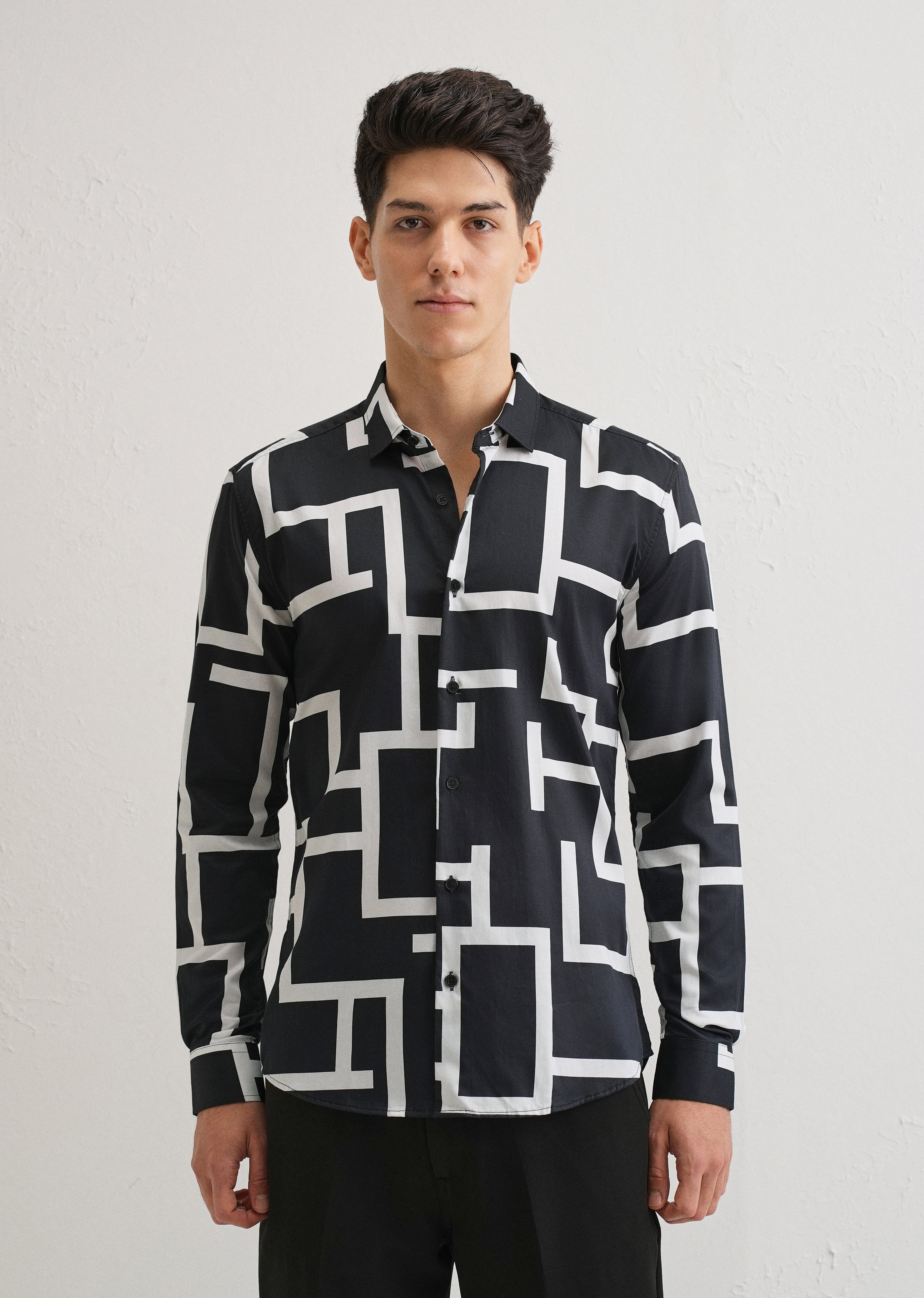 Maze Printed Shirt