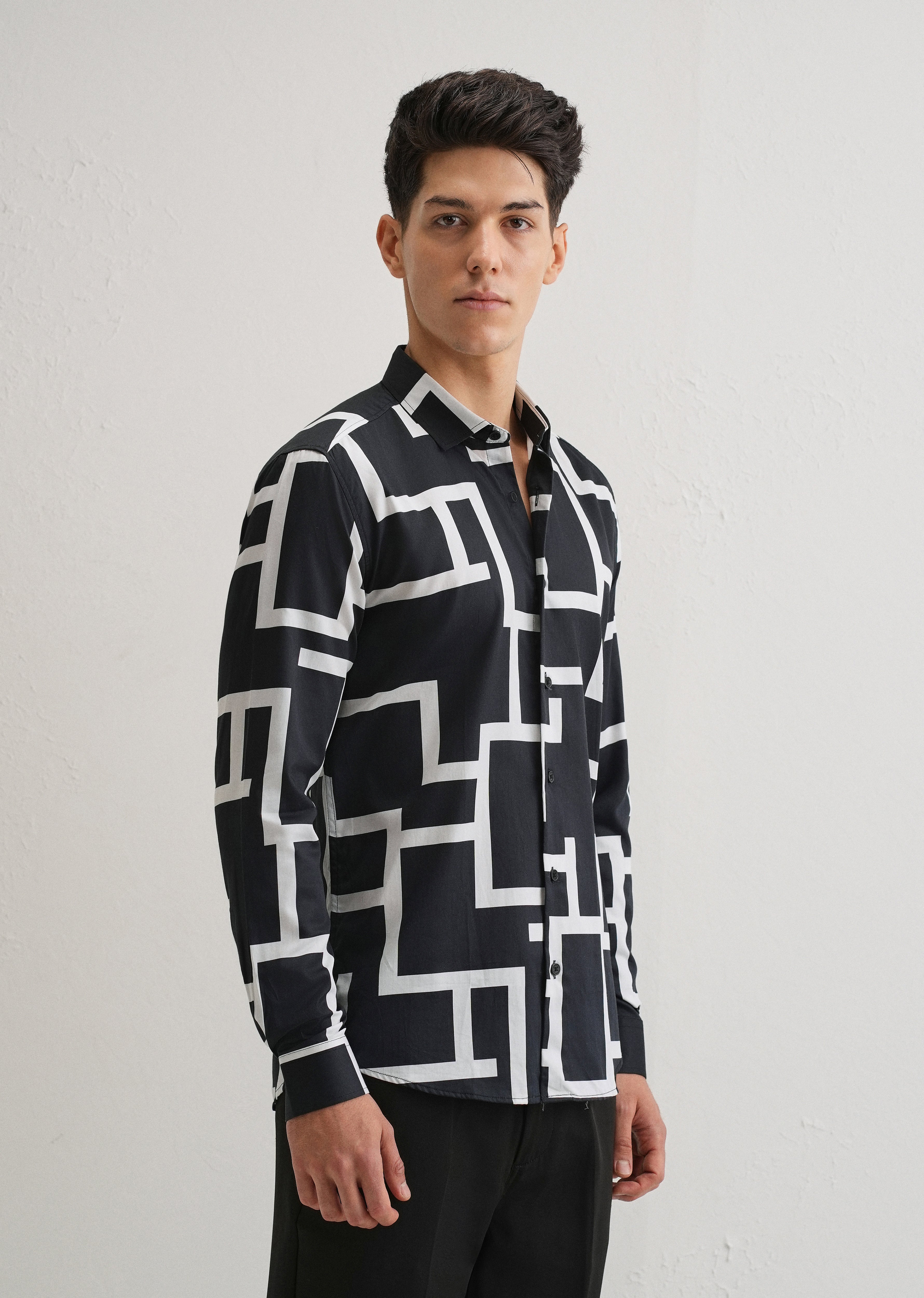 Maze Printed Shirt