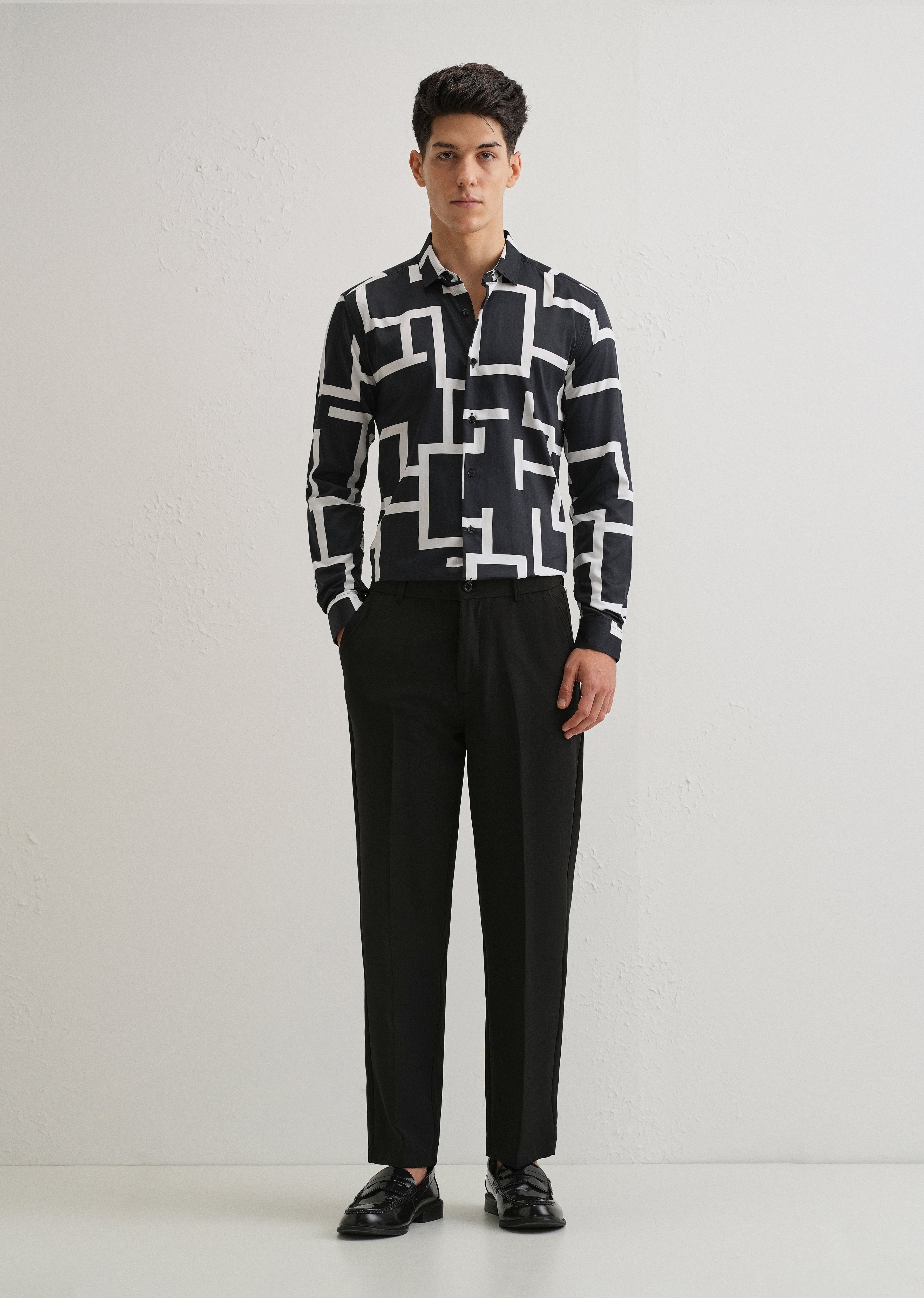Maze Printed Shirt