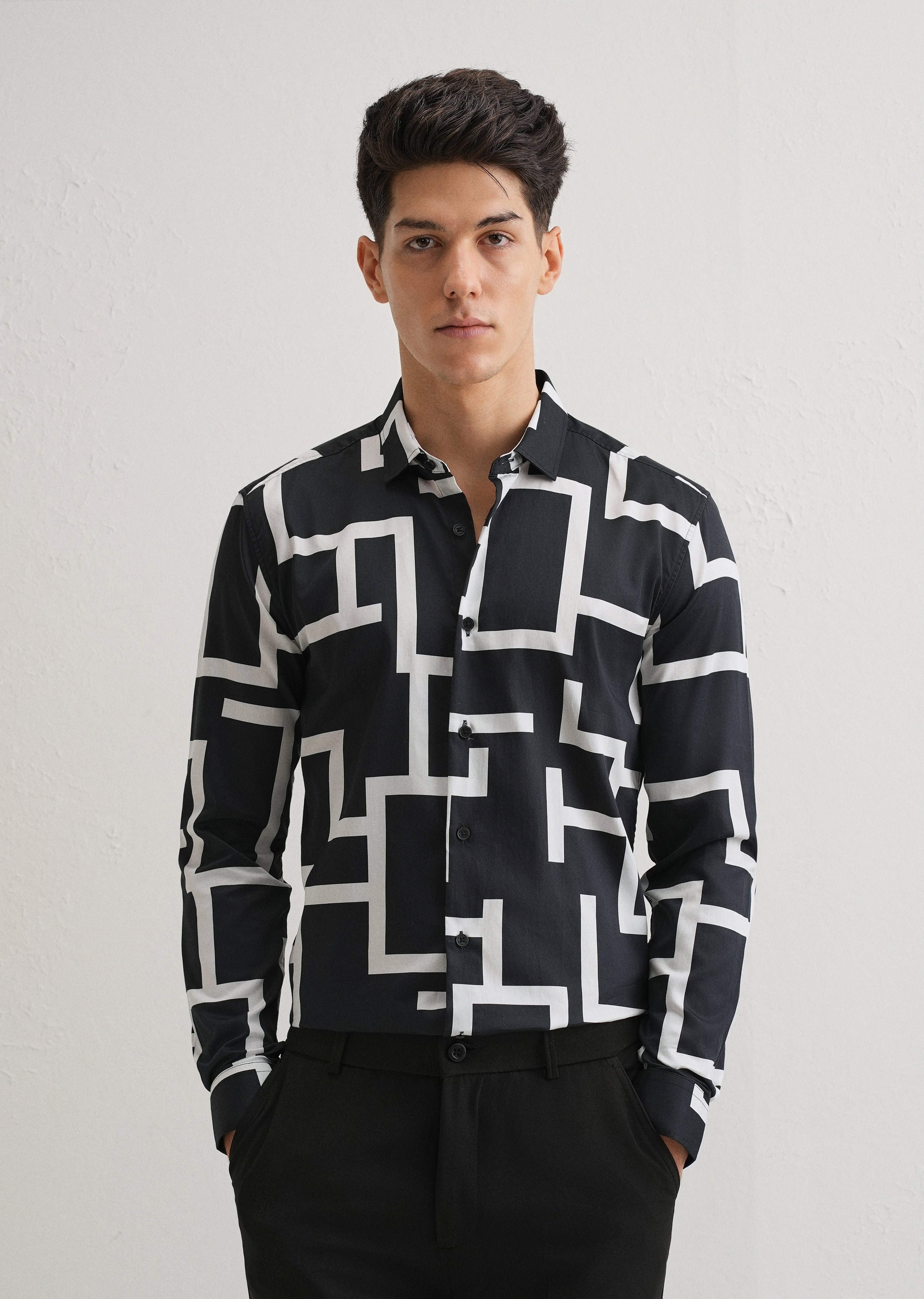 Maze Printed Shirt