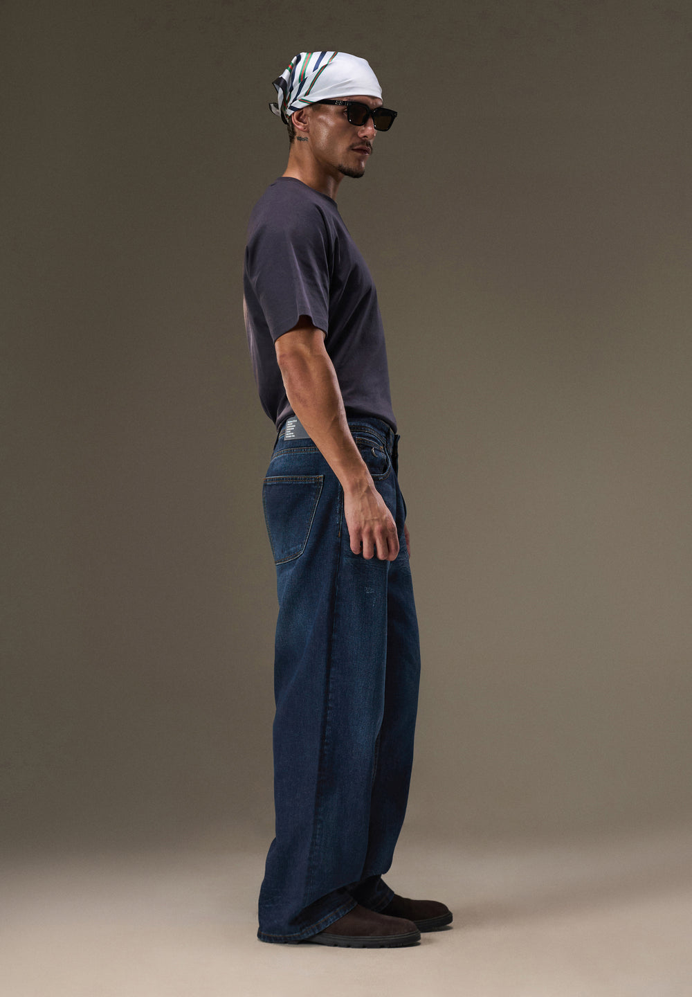 Mid Blue Super Baggy Jeans