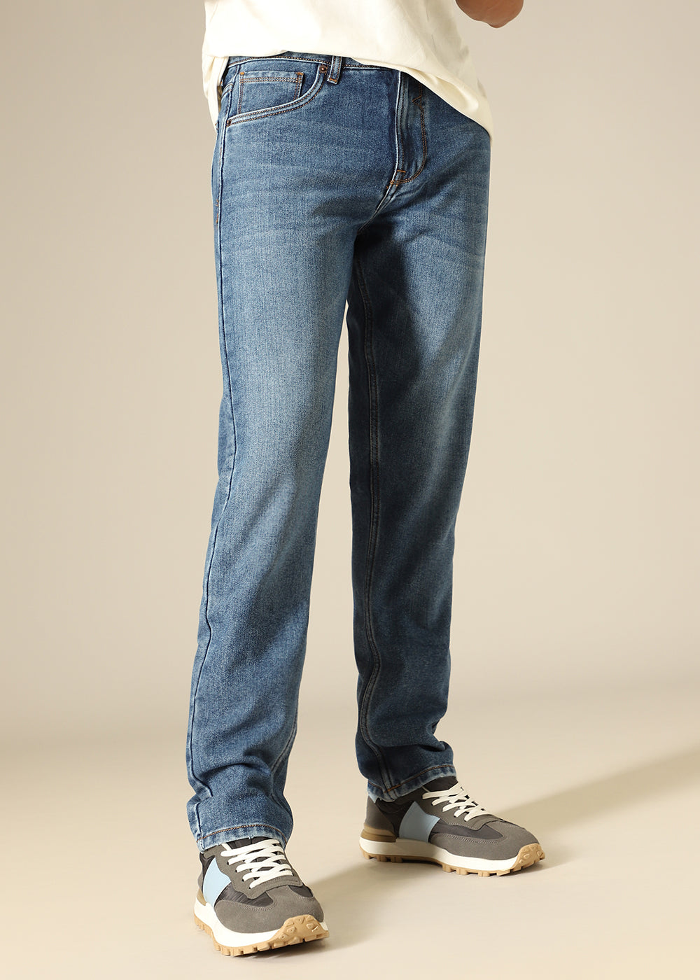 Mid Blue Wash Denim