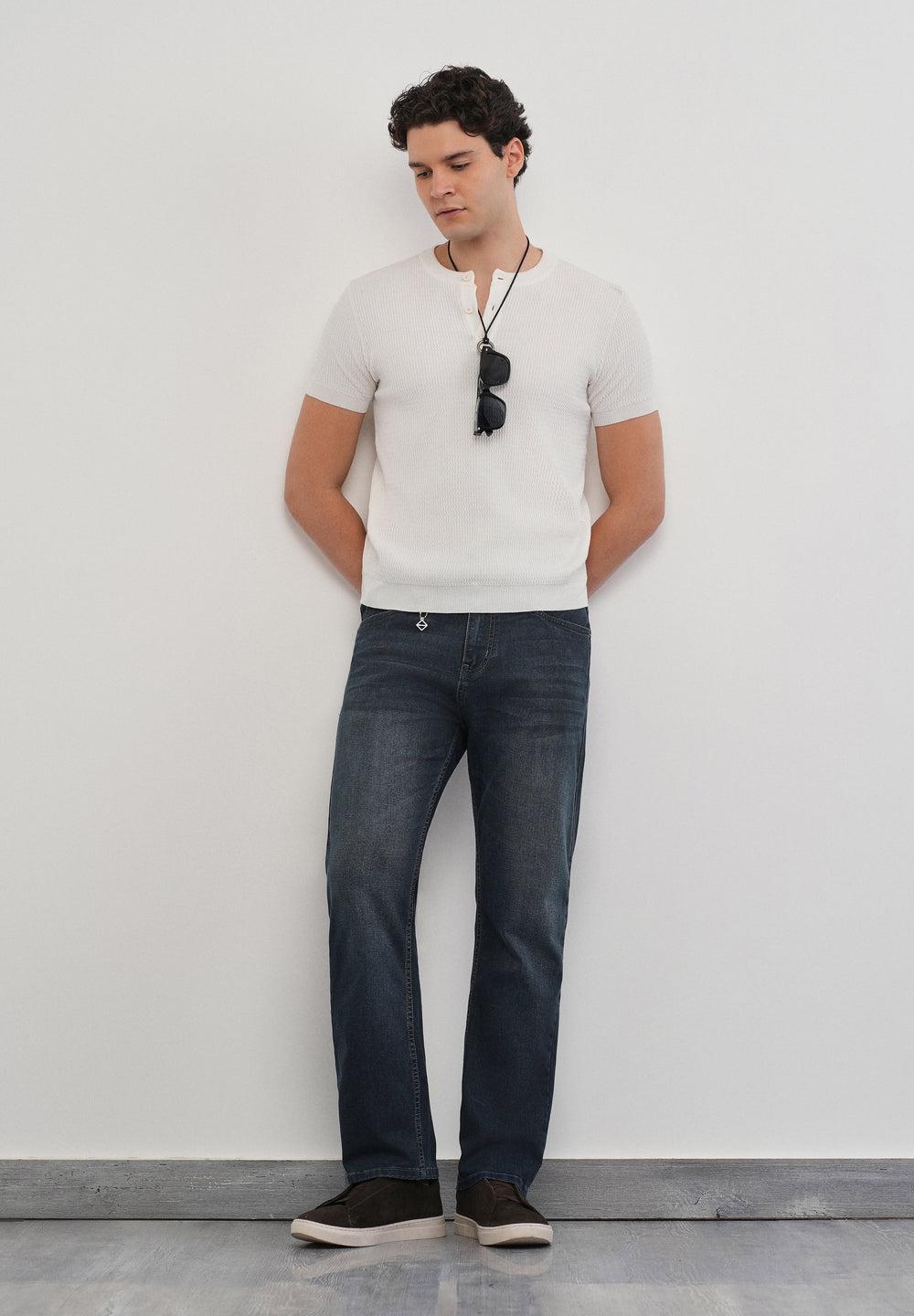 Midnight Blue Classic Straight Fit Jeans