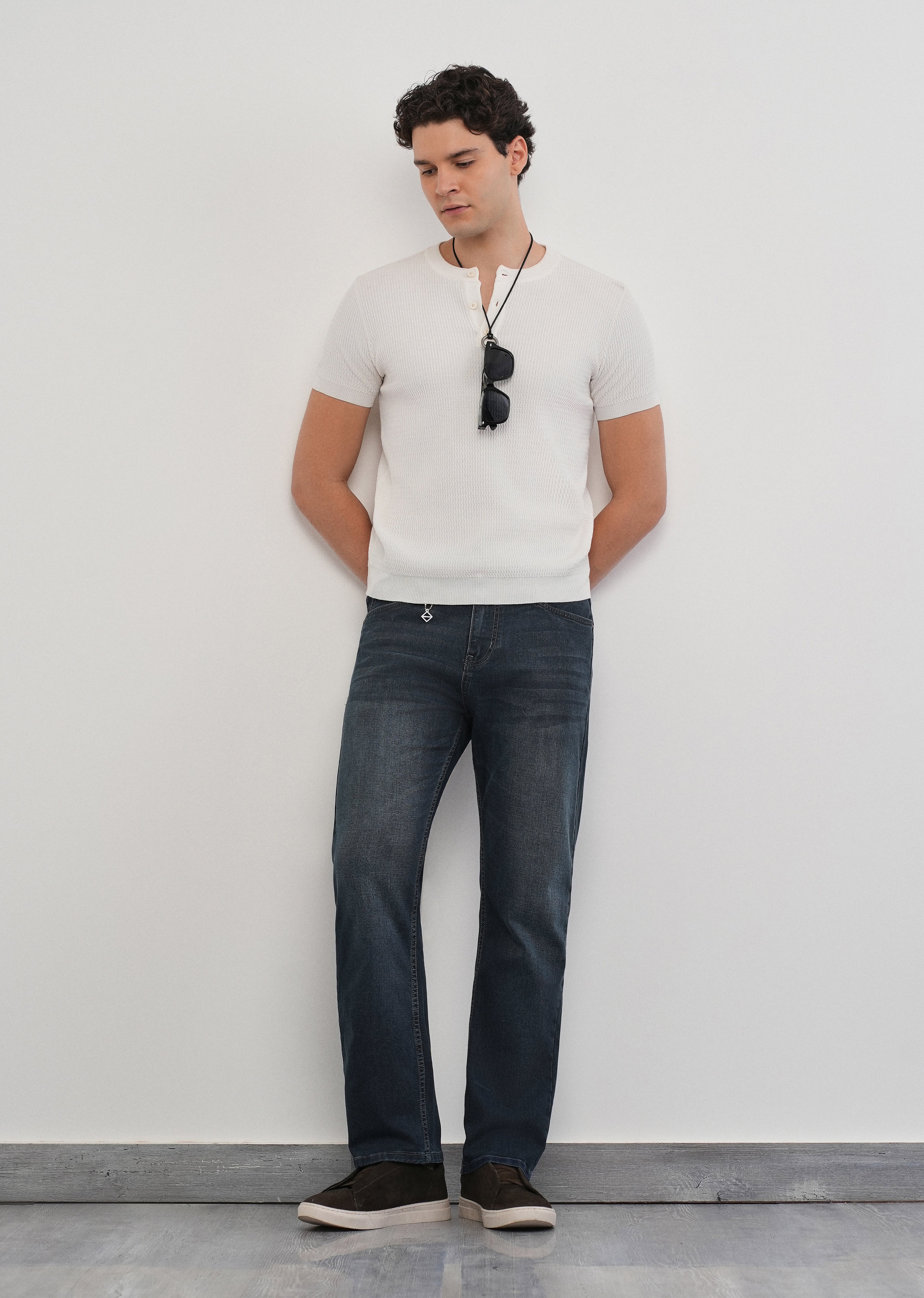 Midnight Blue Classic Straight Fit Jeans