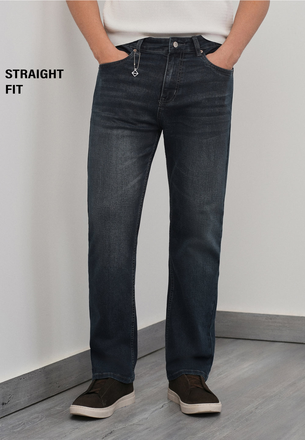 Midnight Blue Classic Straight Fit Jeans