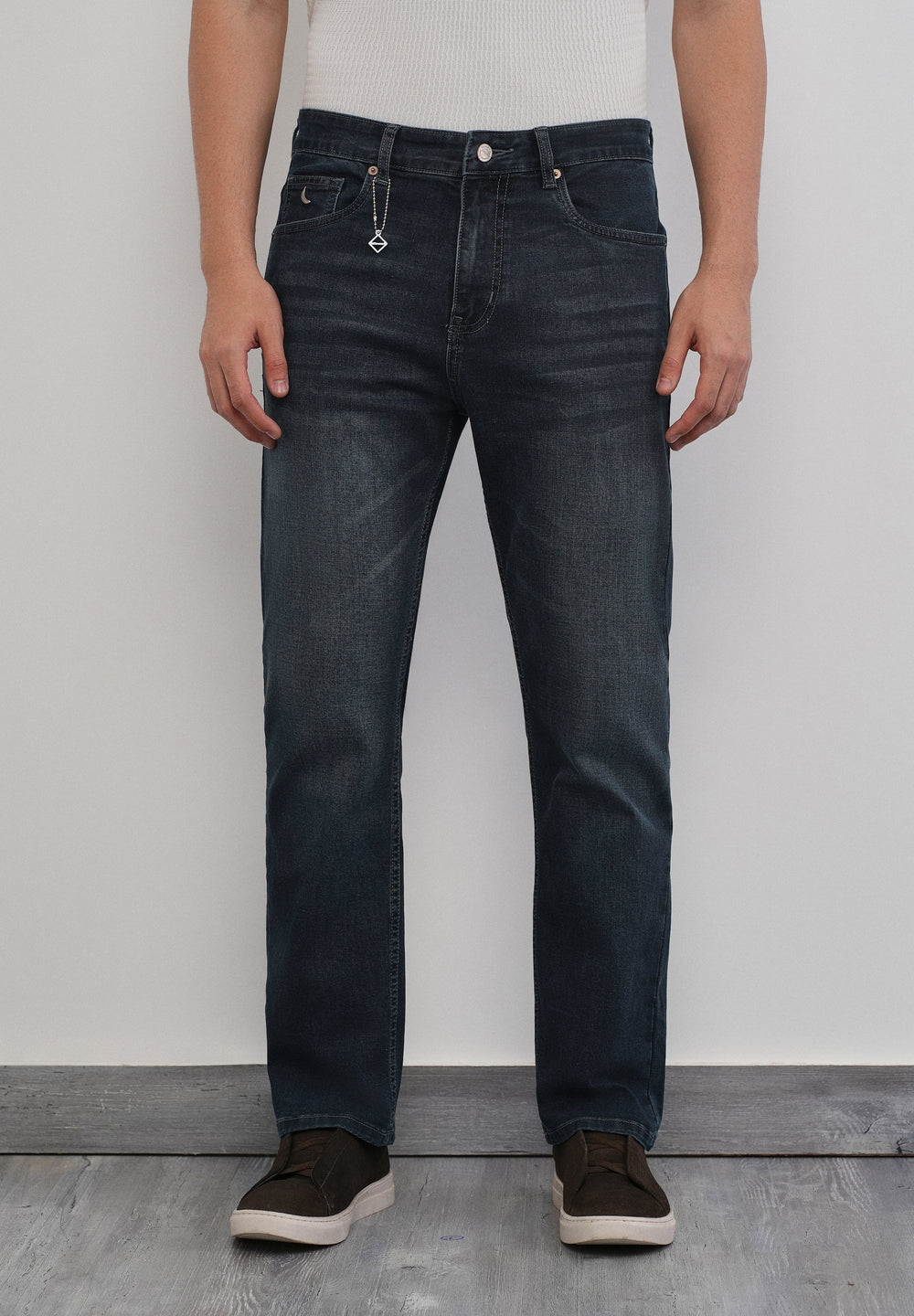 Midnight Blue Classic Straight Fit Jeans