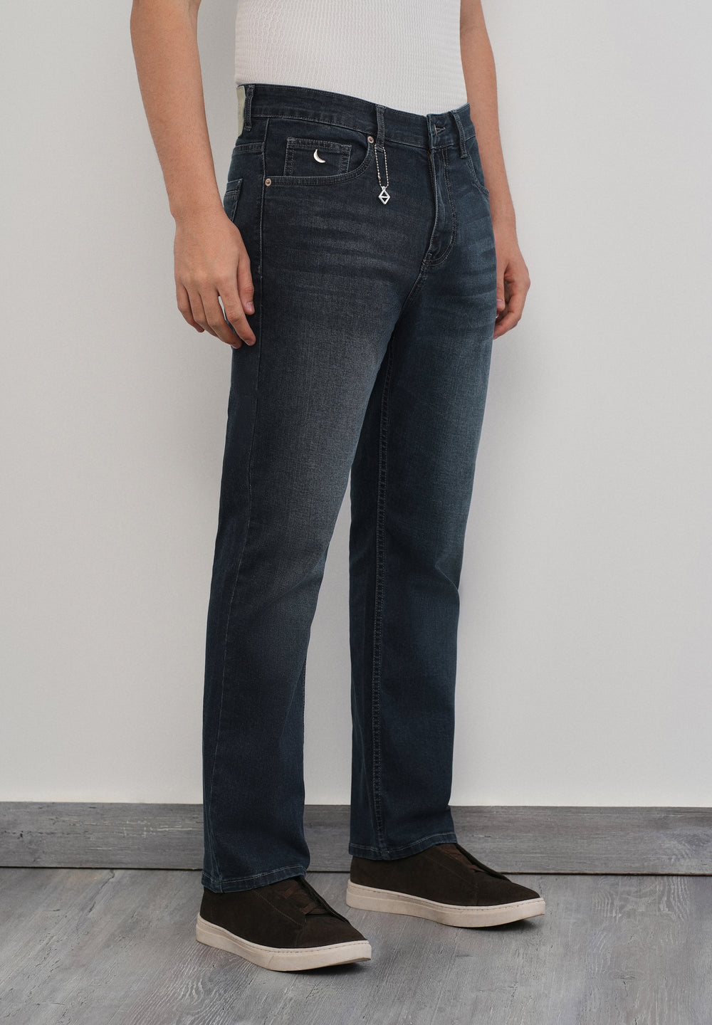 Midnight Blue Classic Straight Fit Jeans