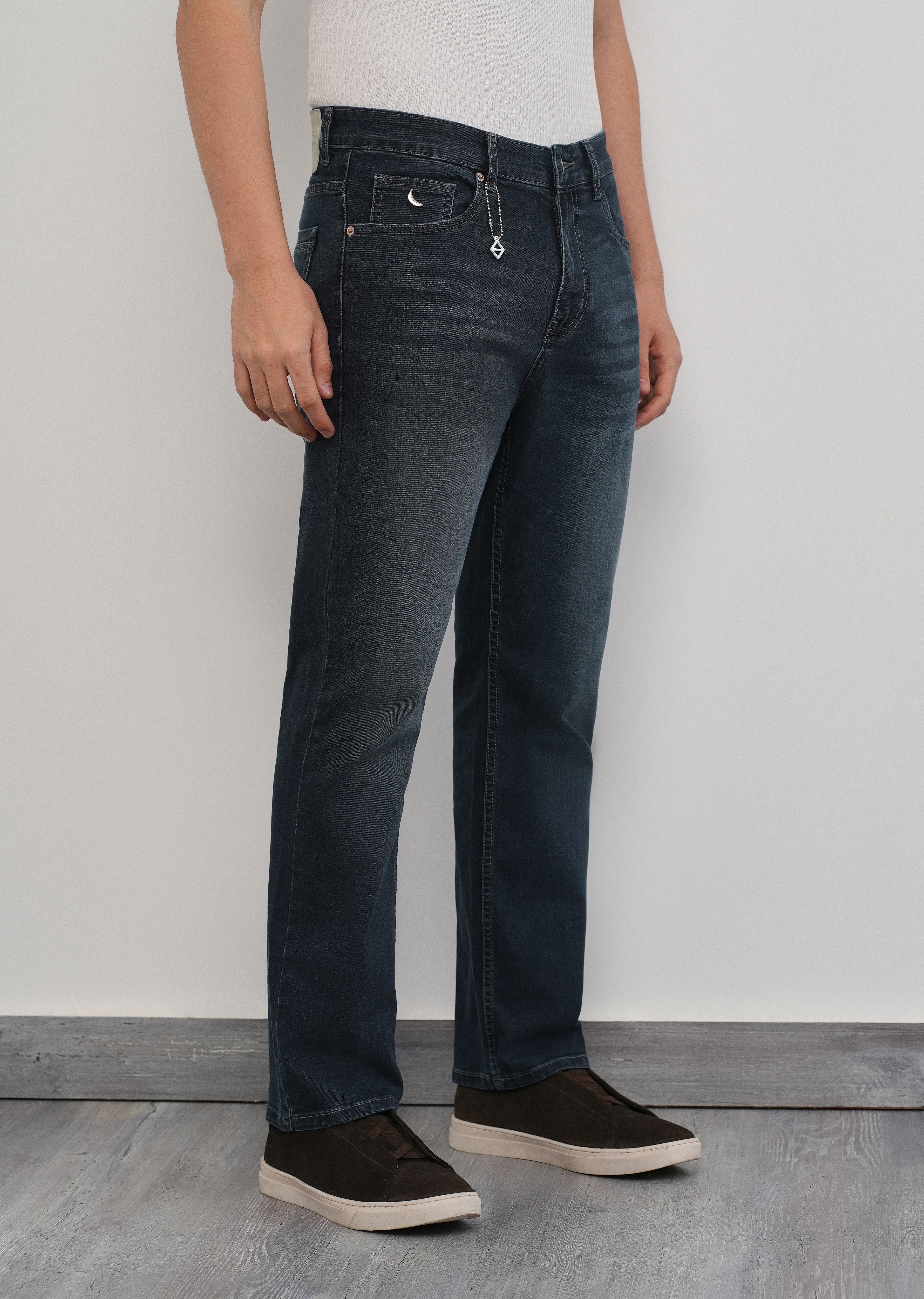 Midnight Blue Classic Straight Fit Jeans