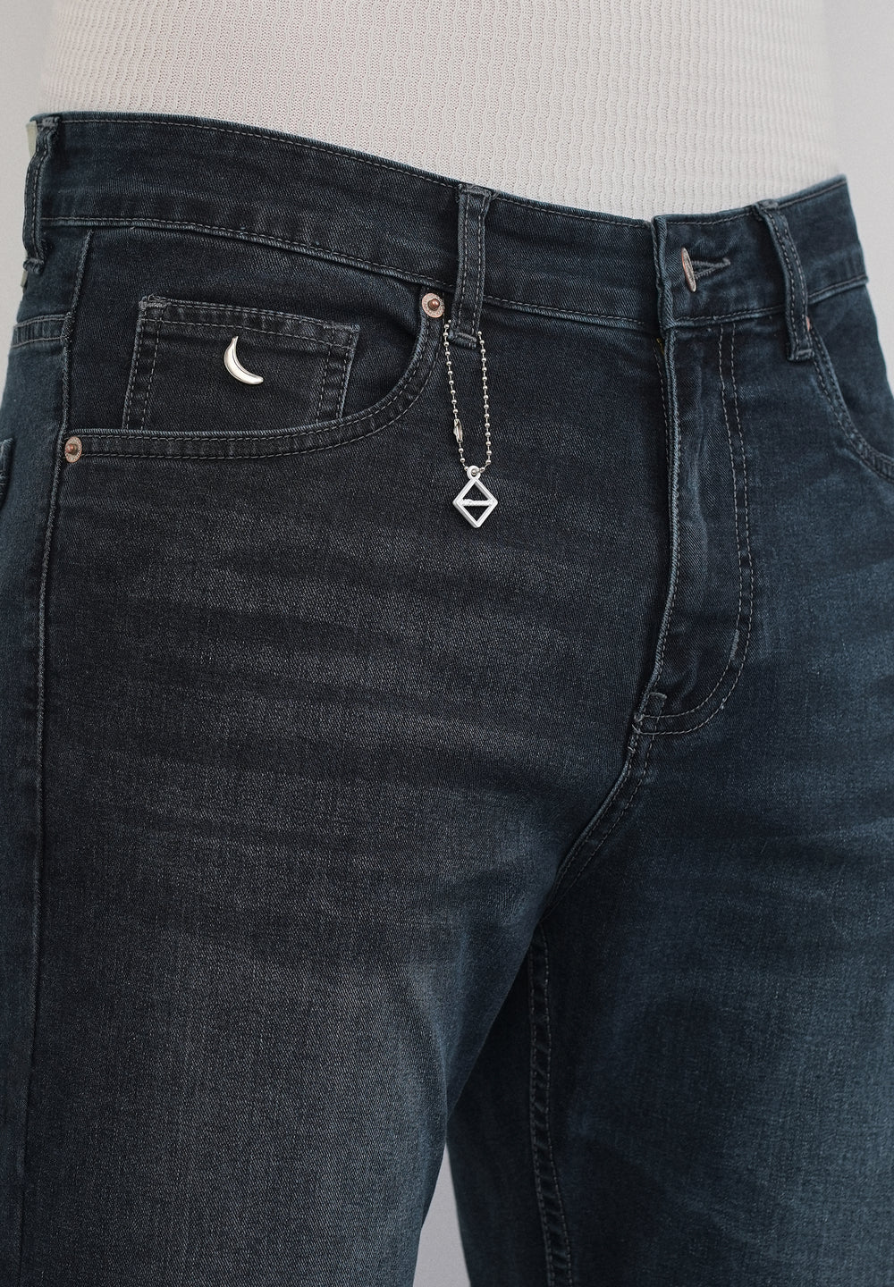 Midnight Blue Classic Straight Fit Jeans