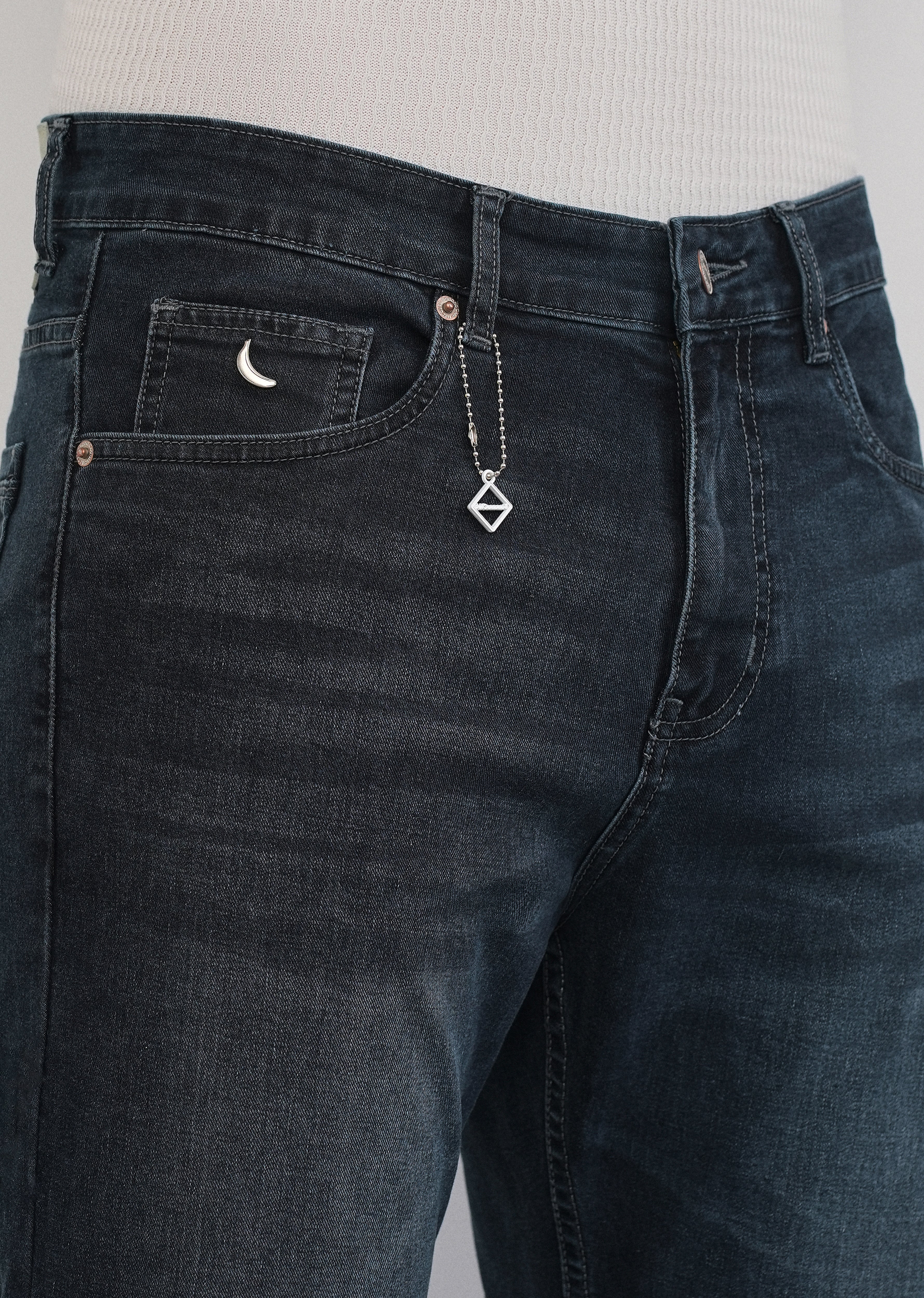Midnight Blue Classic Straight Fit Jeans
