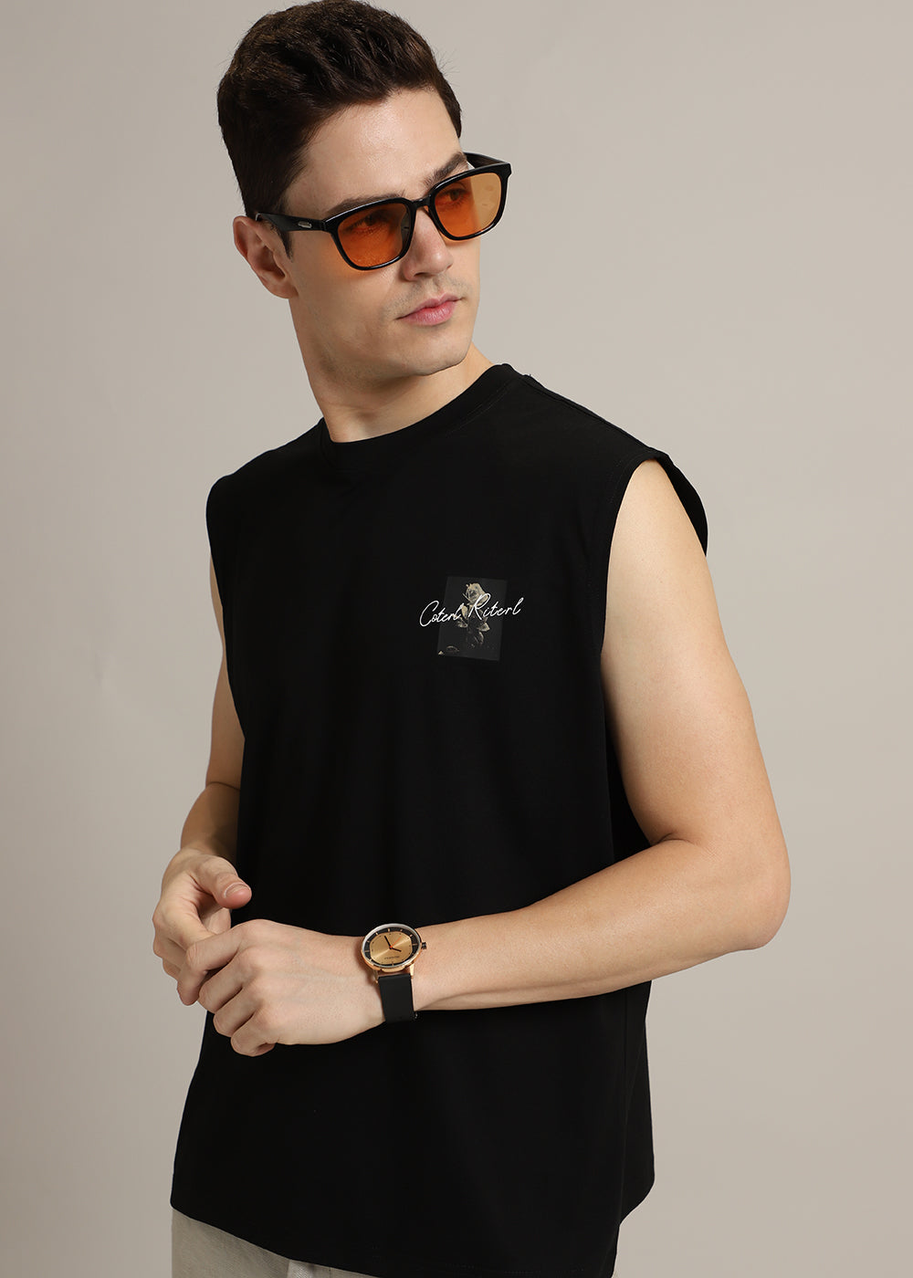 Midnight Motif Black Tank