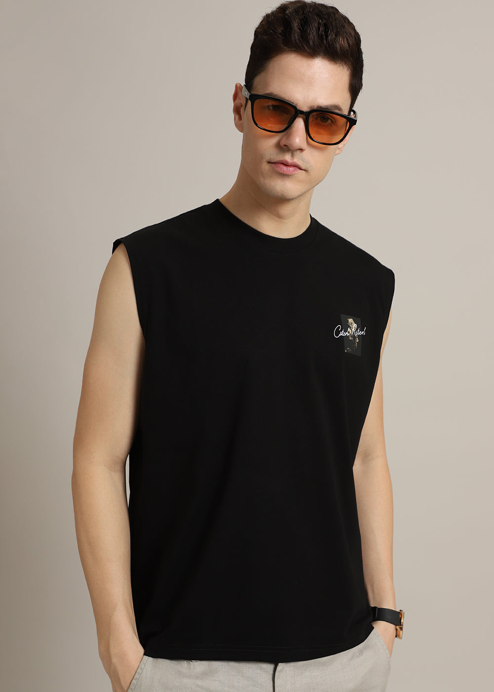 Midnight Motif Black Tank