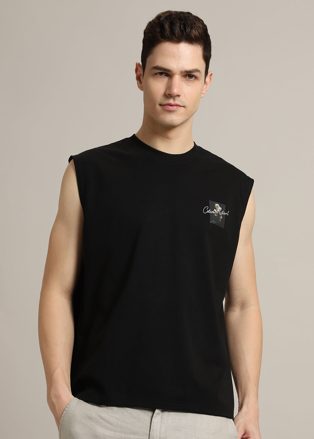 Midnight Motif Black Tank