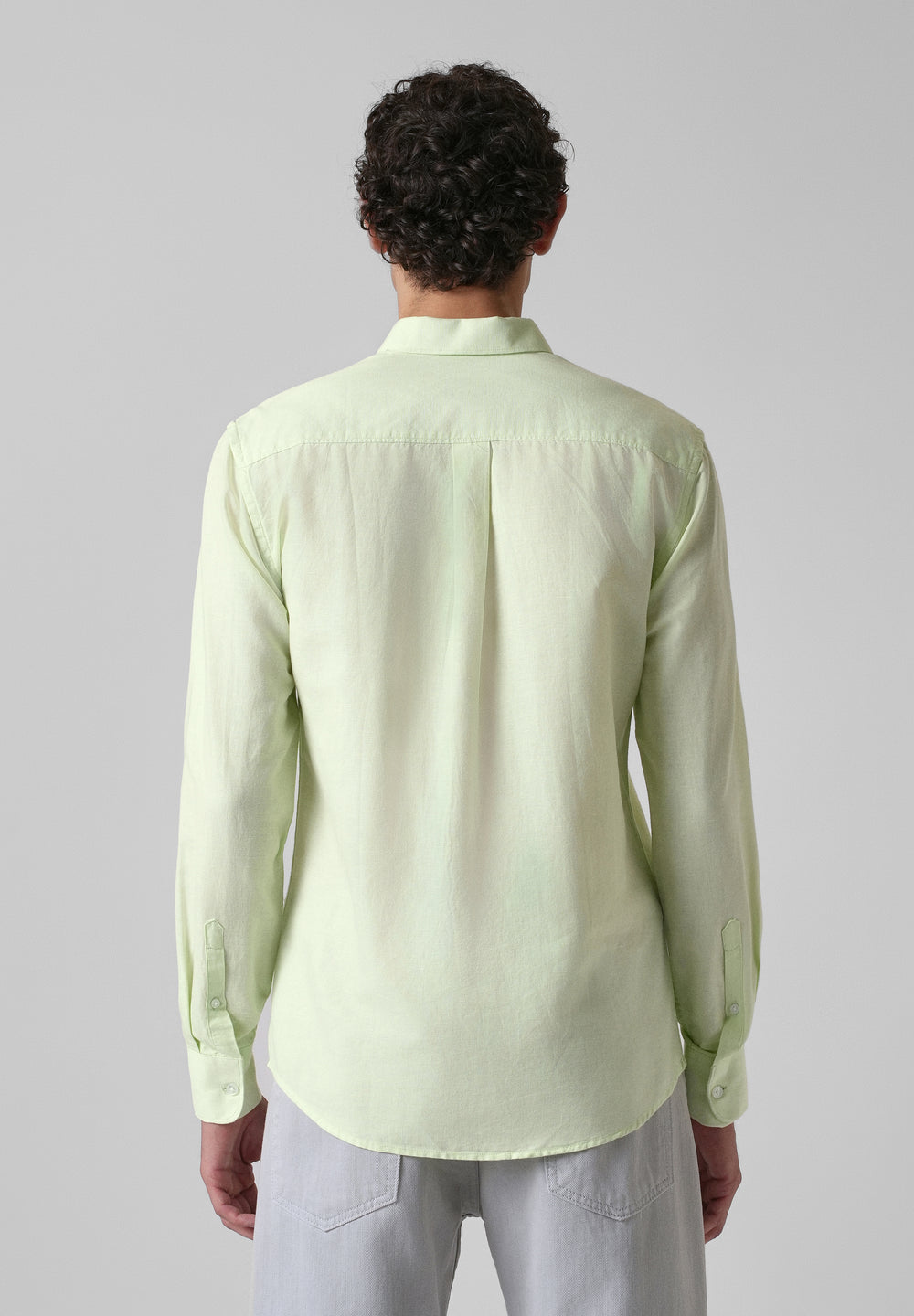 Mint Pastel Green Cotton Linen Shirt
