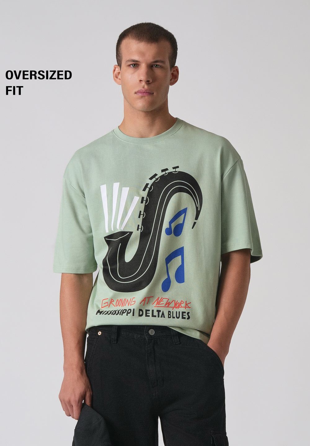 Mint Green Oversized T-shirt