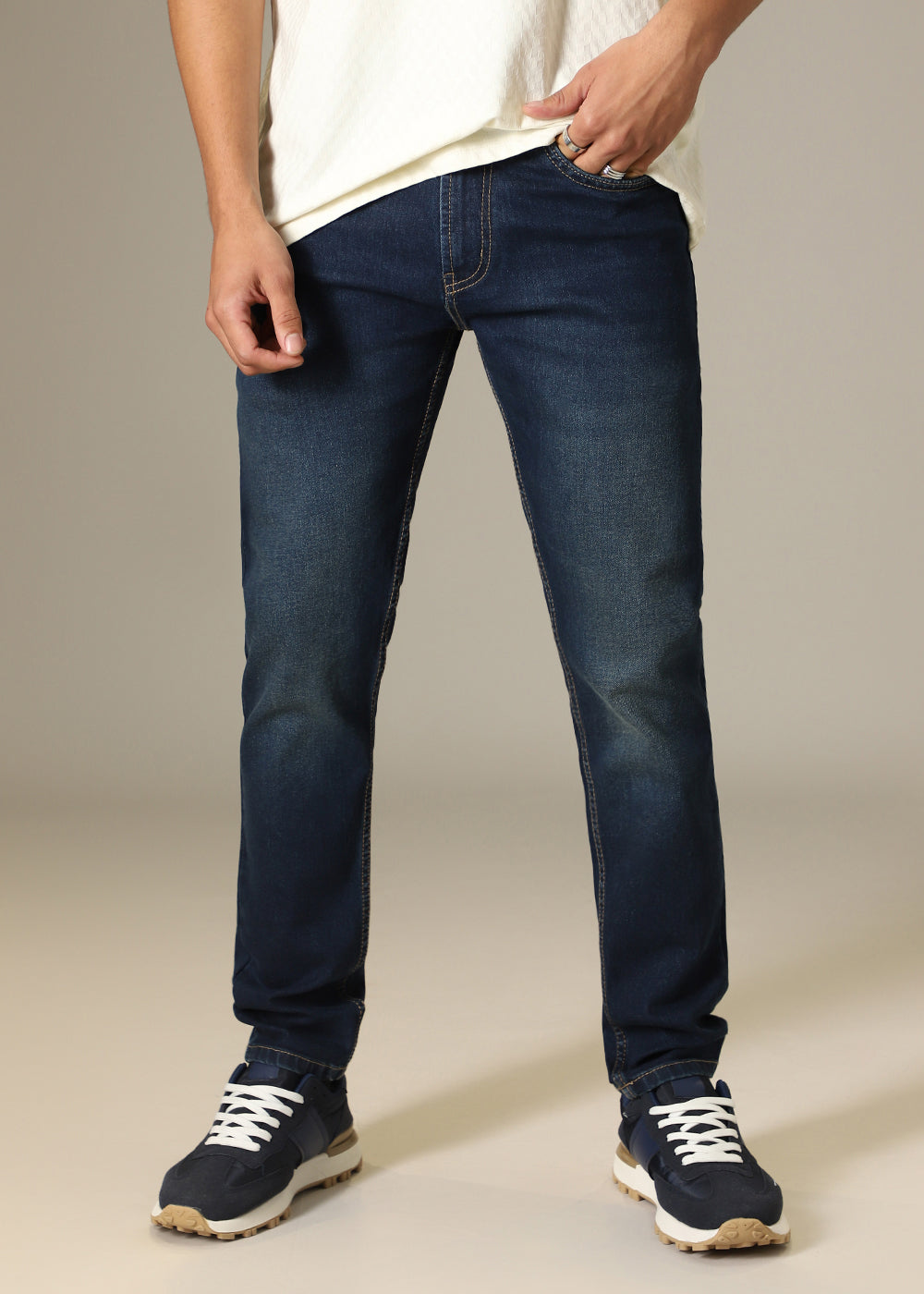 Mirage Blue Slim fit Jeans