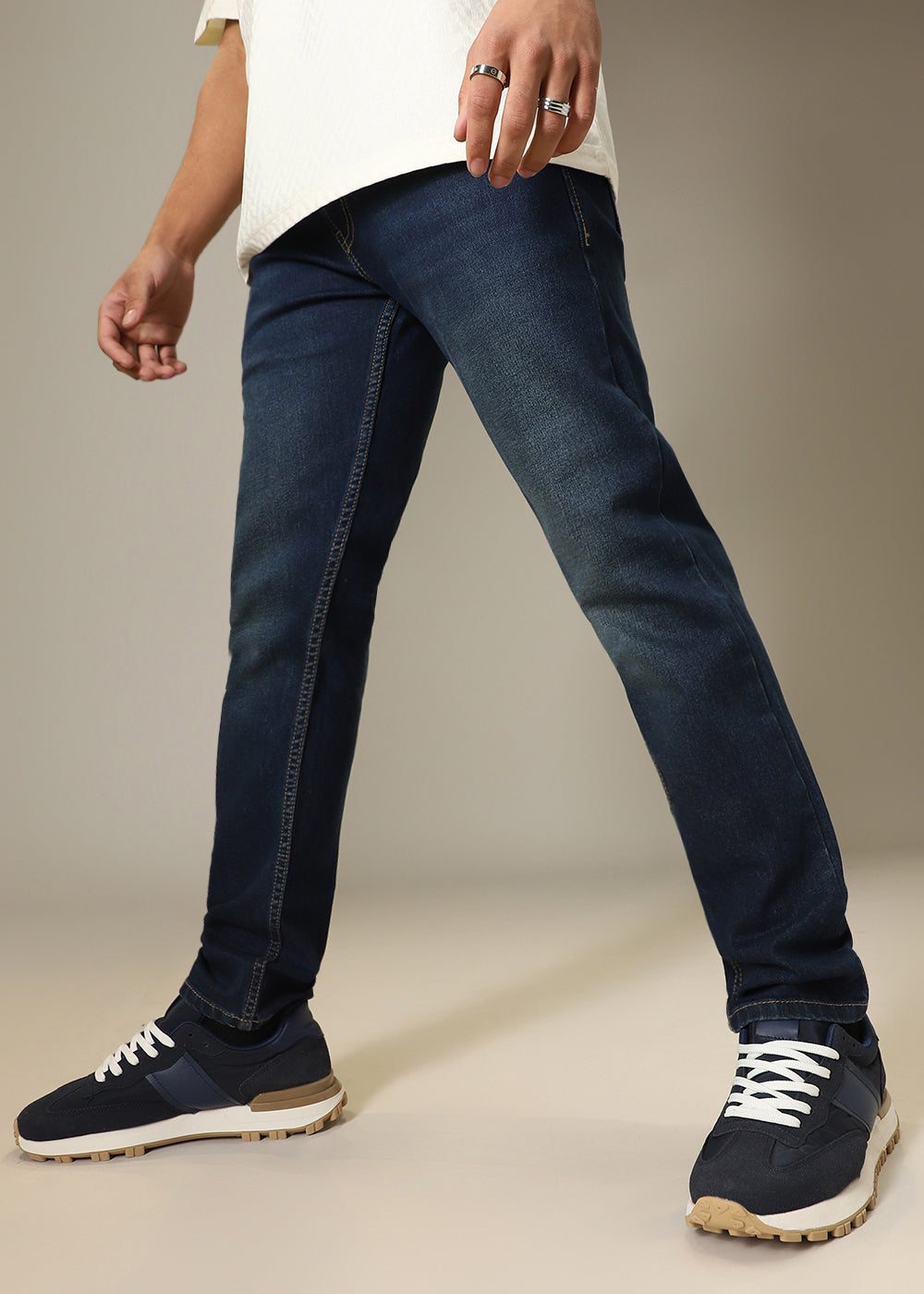 Mirage Blue Slim fit Jeans