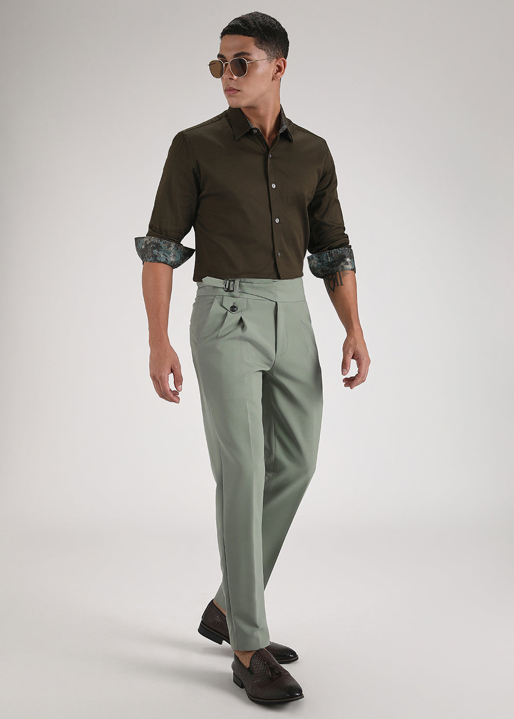 Misty Green Gurkha Pant