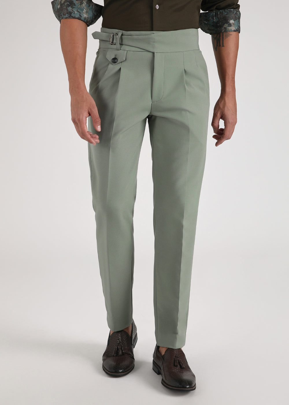 Misty Green Gurkha Pant