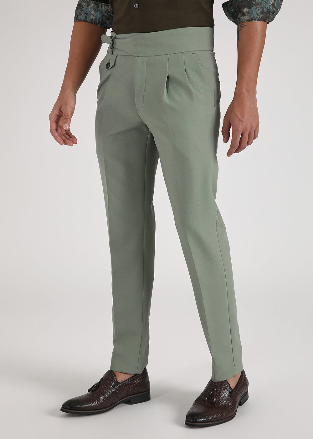 Misty Green Gurkha Pant