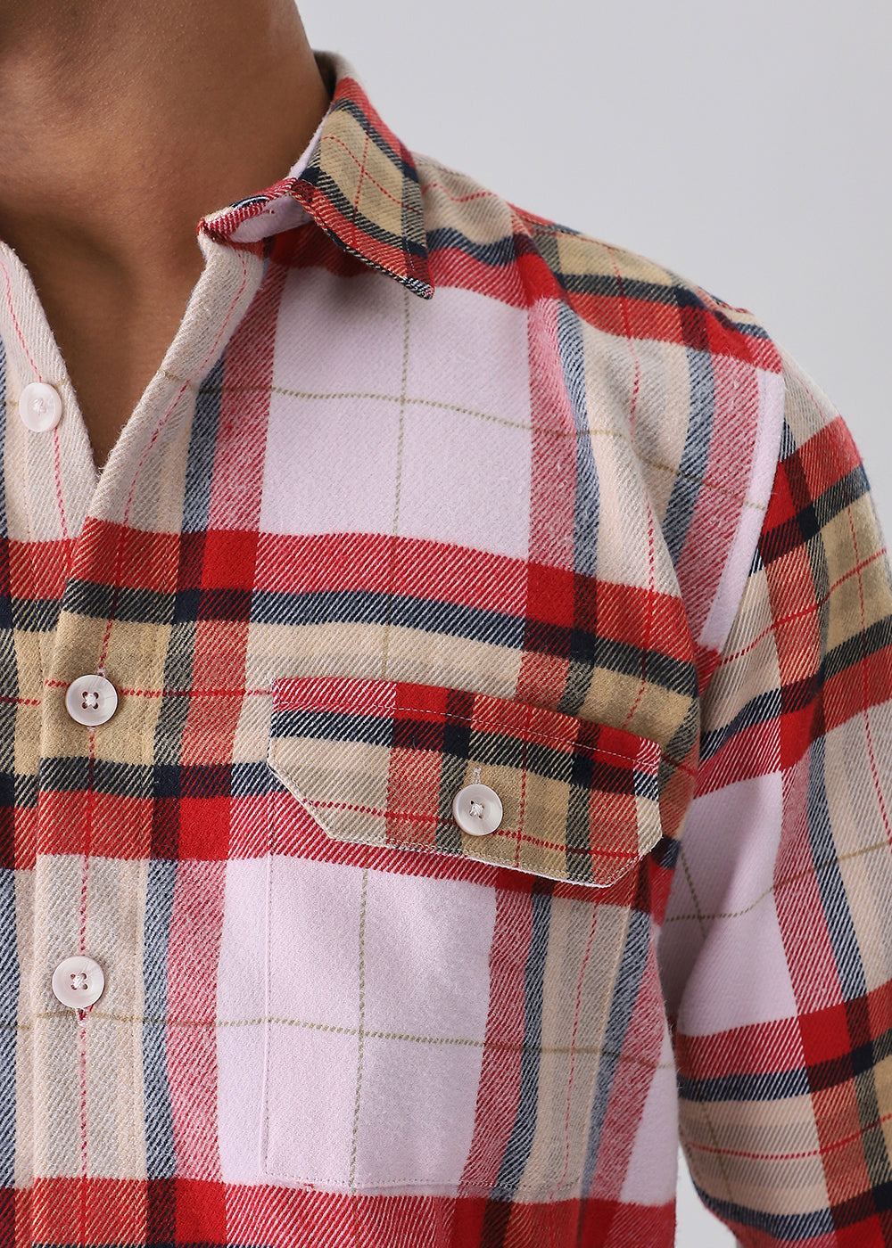 Modern Brushed Cotton Check Shirt