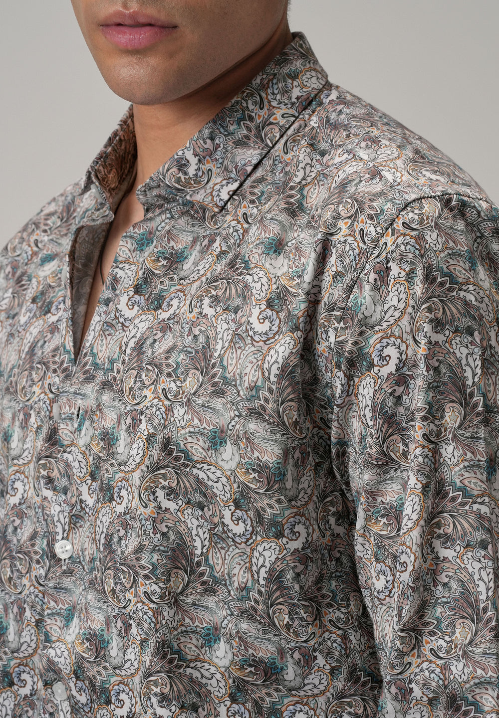Modern Paisley Printed Shirt