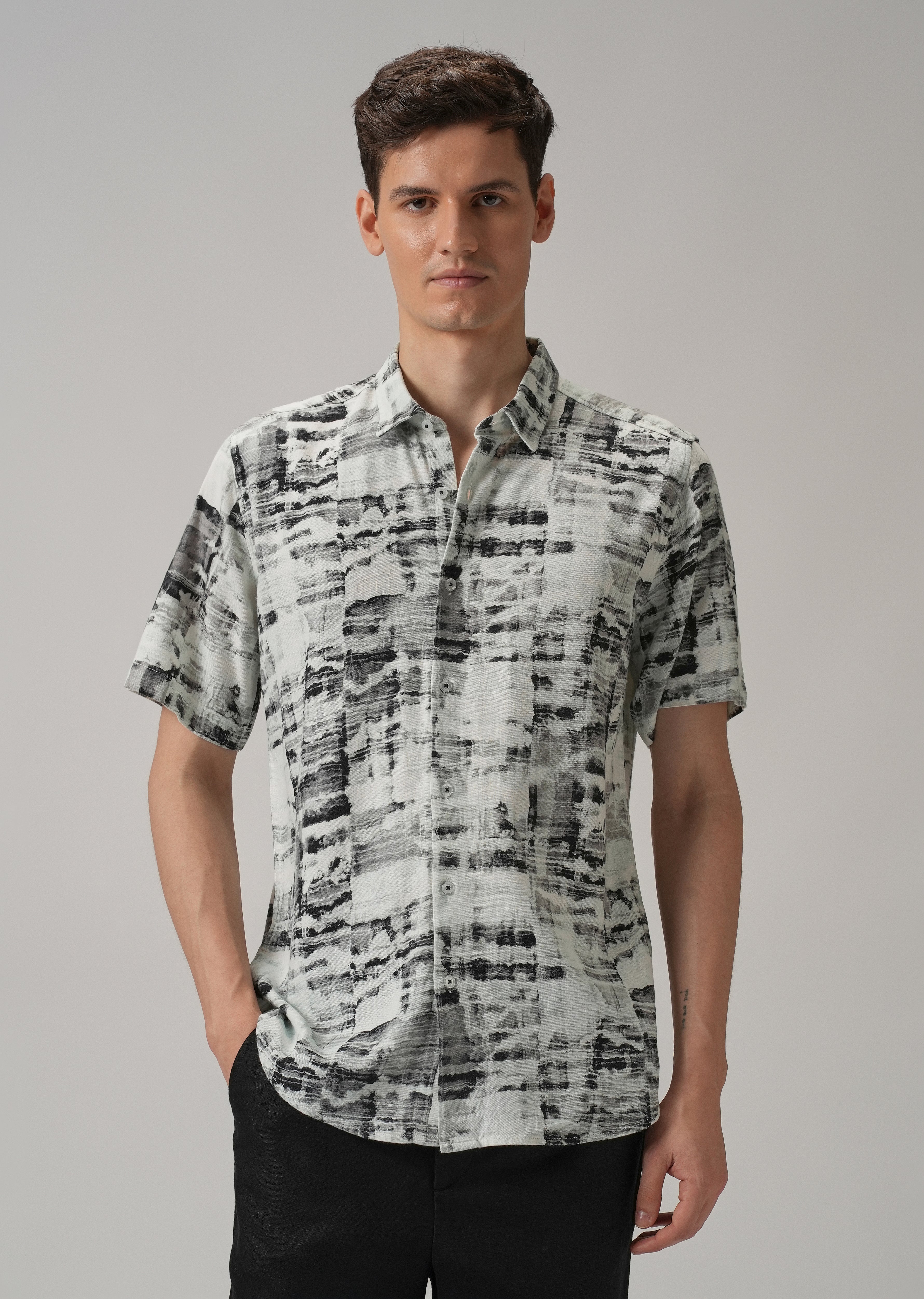 Monochromatic Half Sleeve shirt