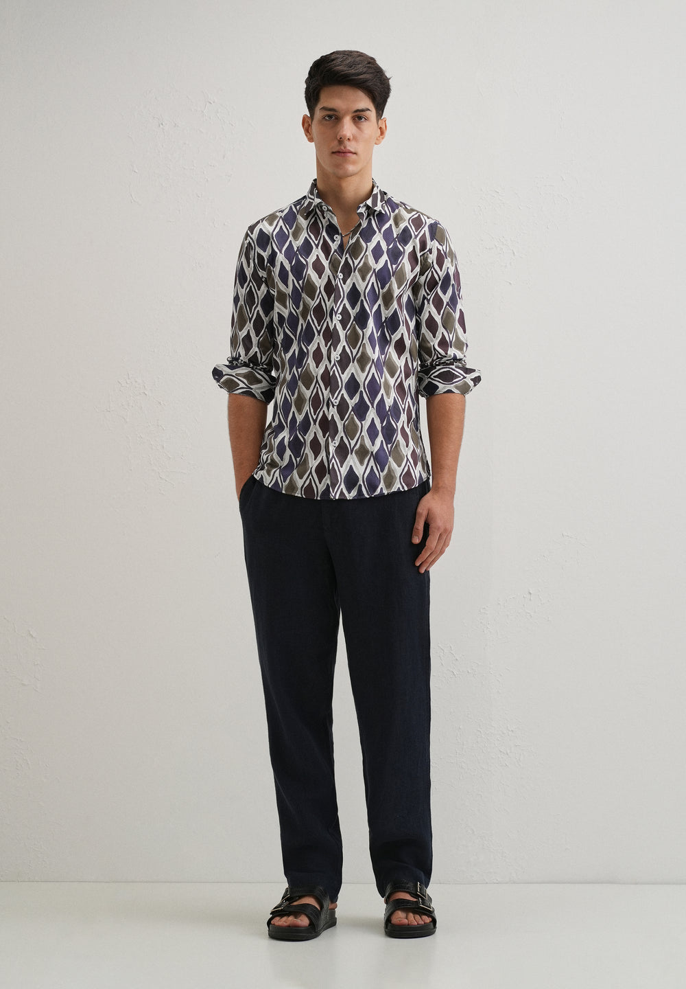 Moroccan Mosaic Printed Shirt