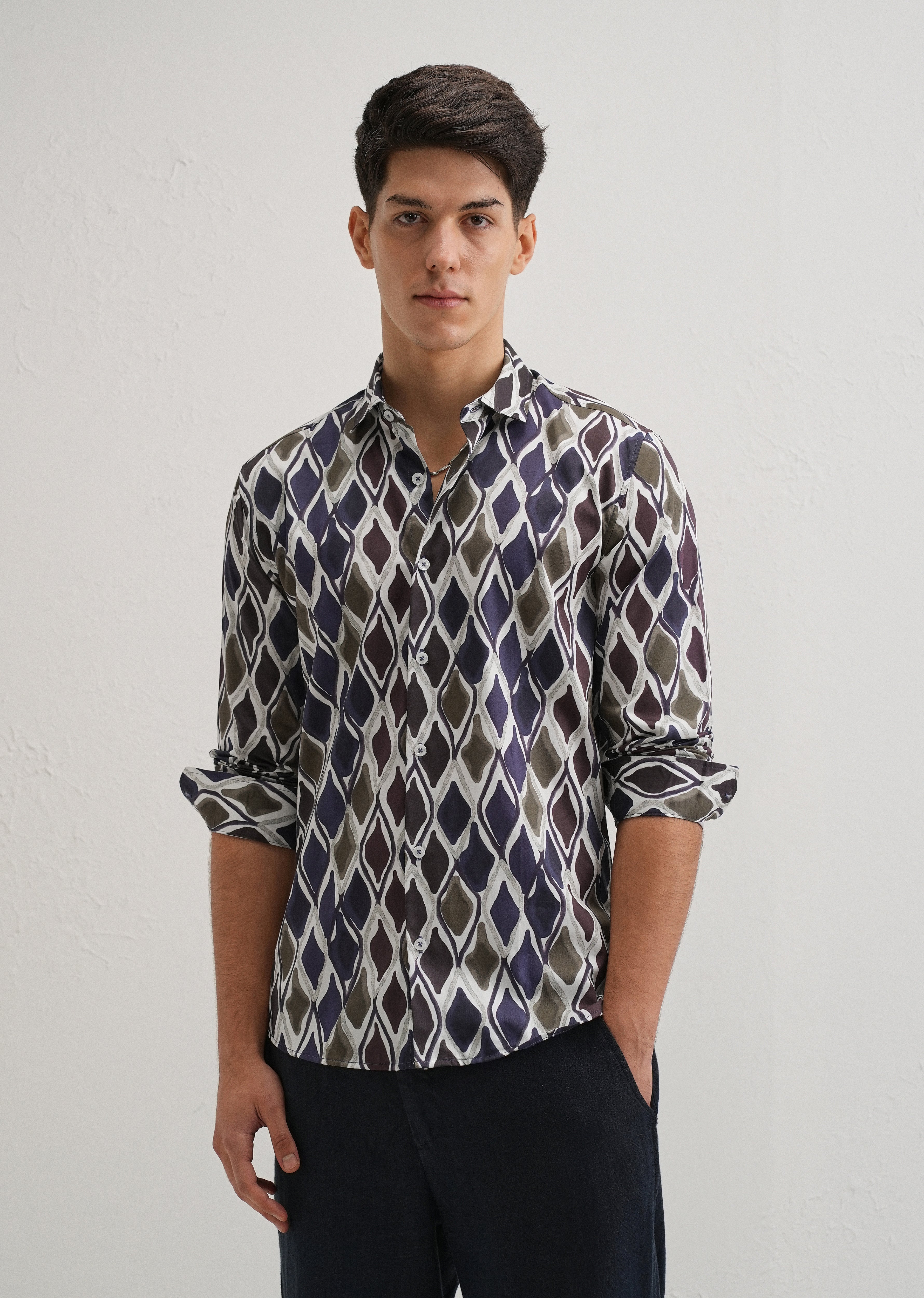 Moroccan Mosaic Printed Shirt