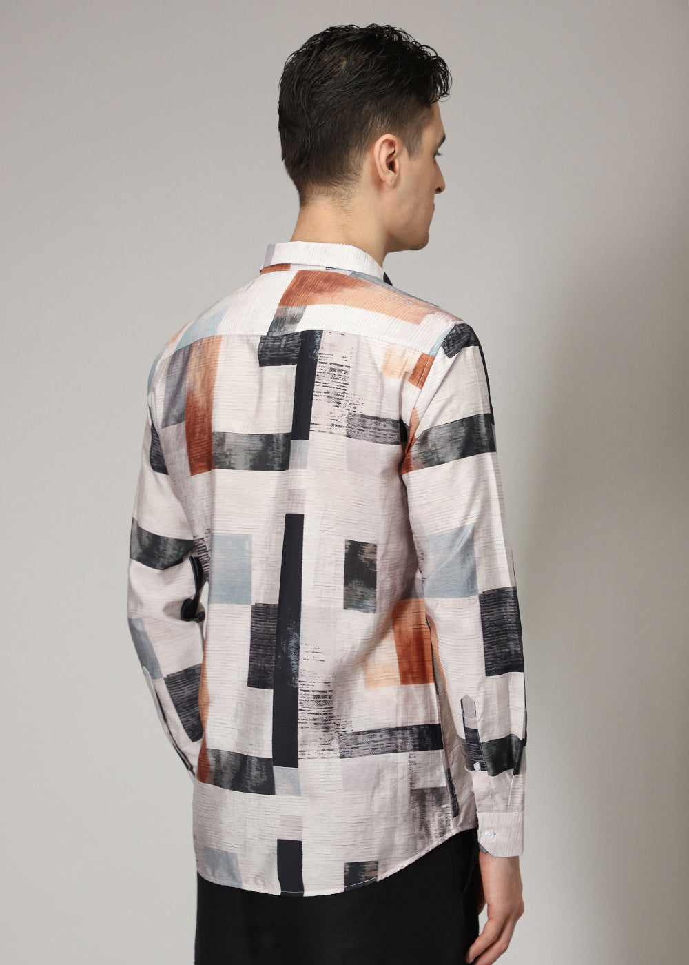 Multi Abstract Print Shirt