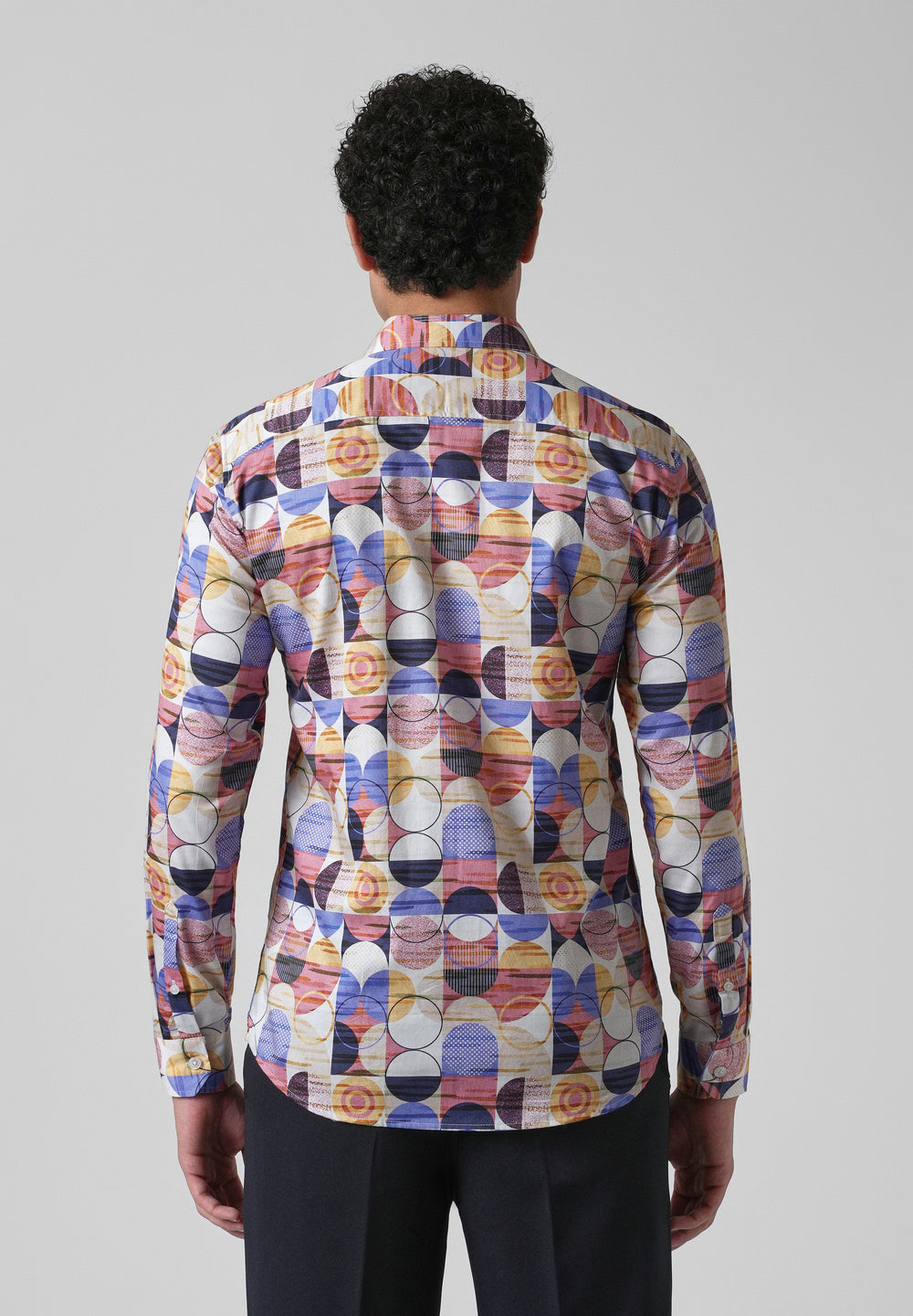 Multi Geometric Print Shirt