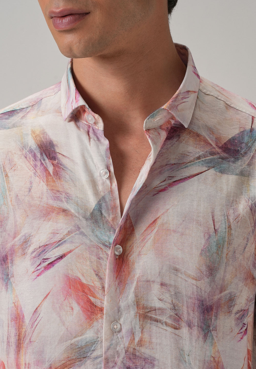 Multi Stroke Printed Shirt