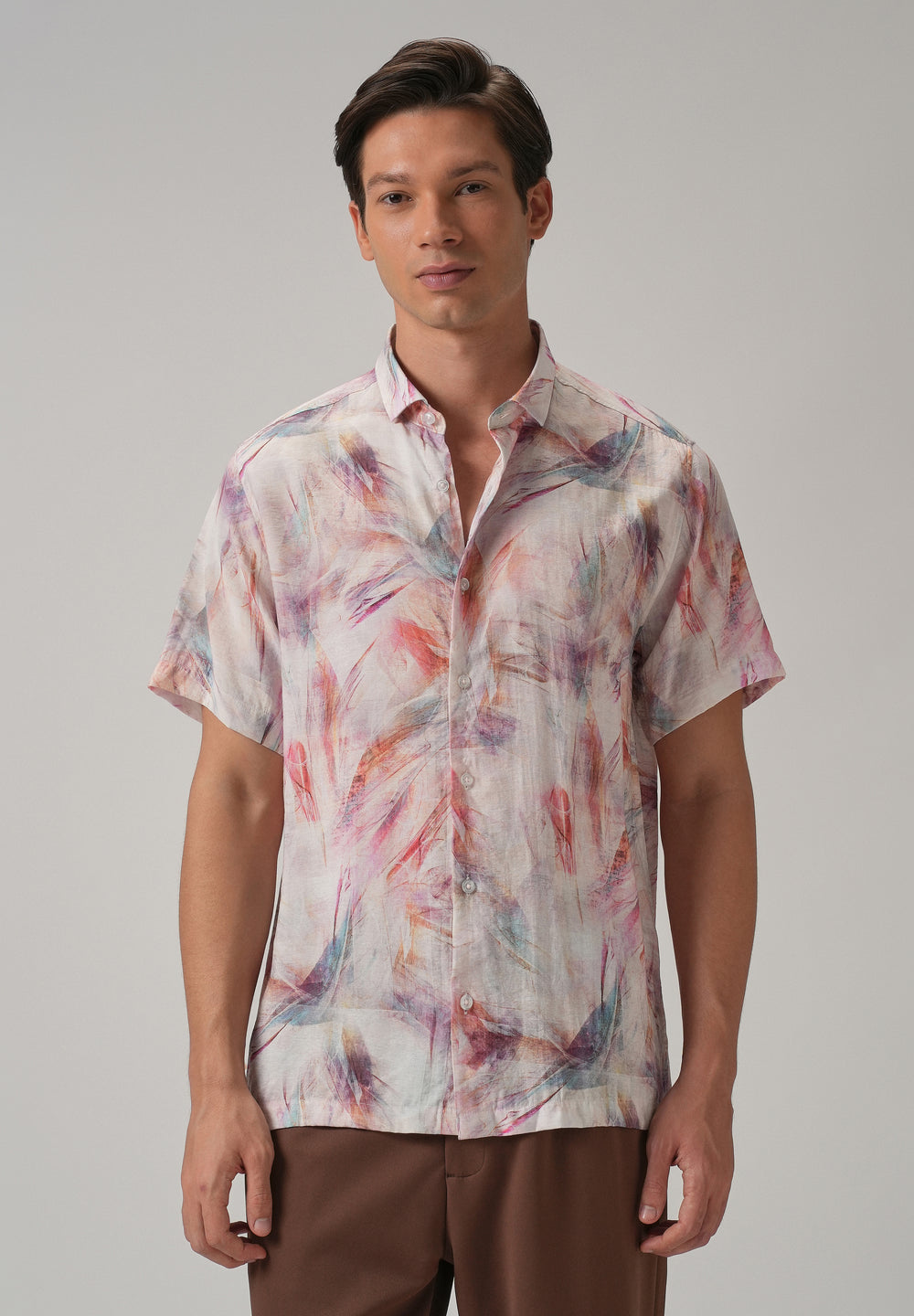 Multi Stroke Printed Shirt