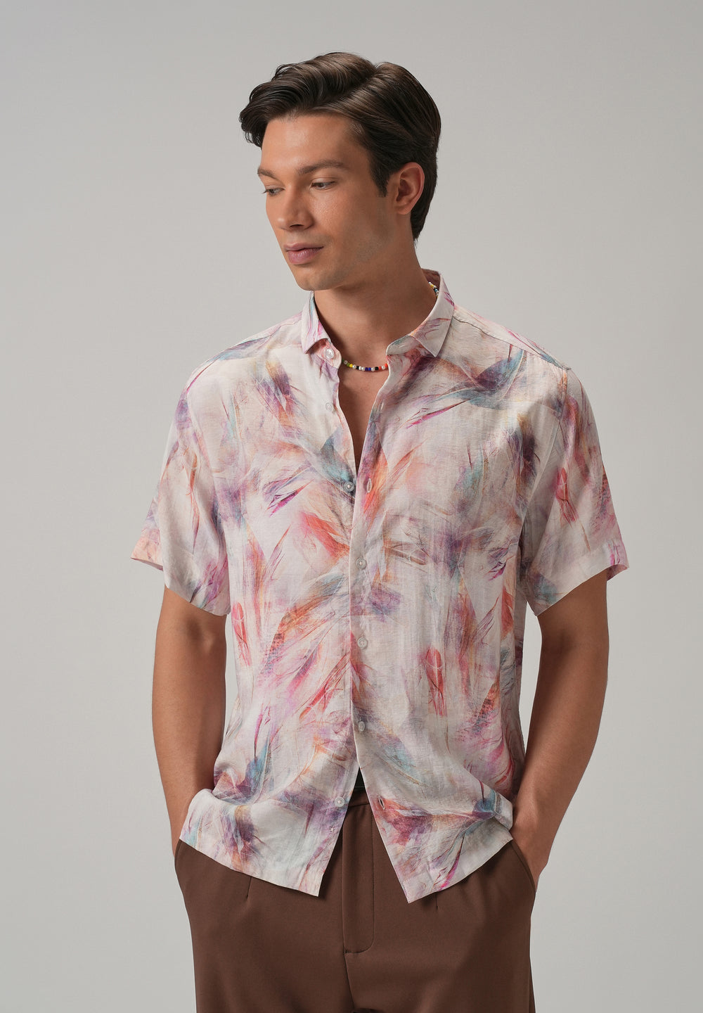 Multi Stroke Printed Shirt