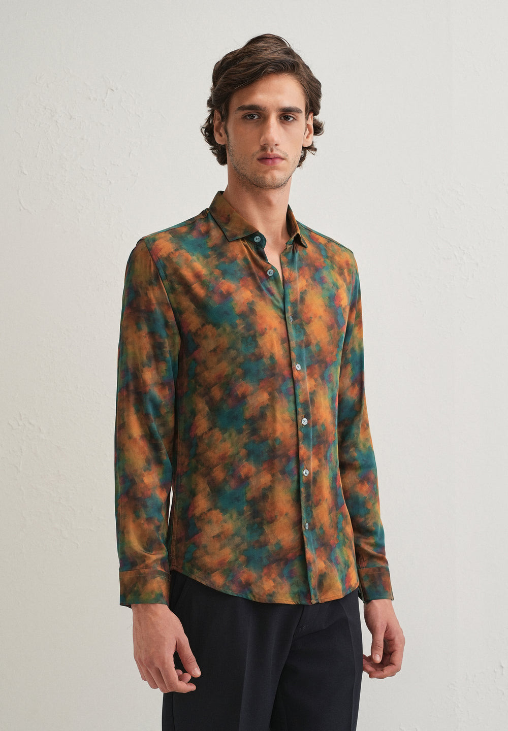Multi Colour Abstract Printed Shirt