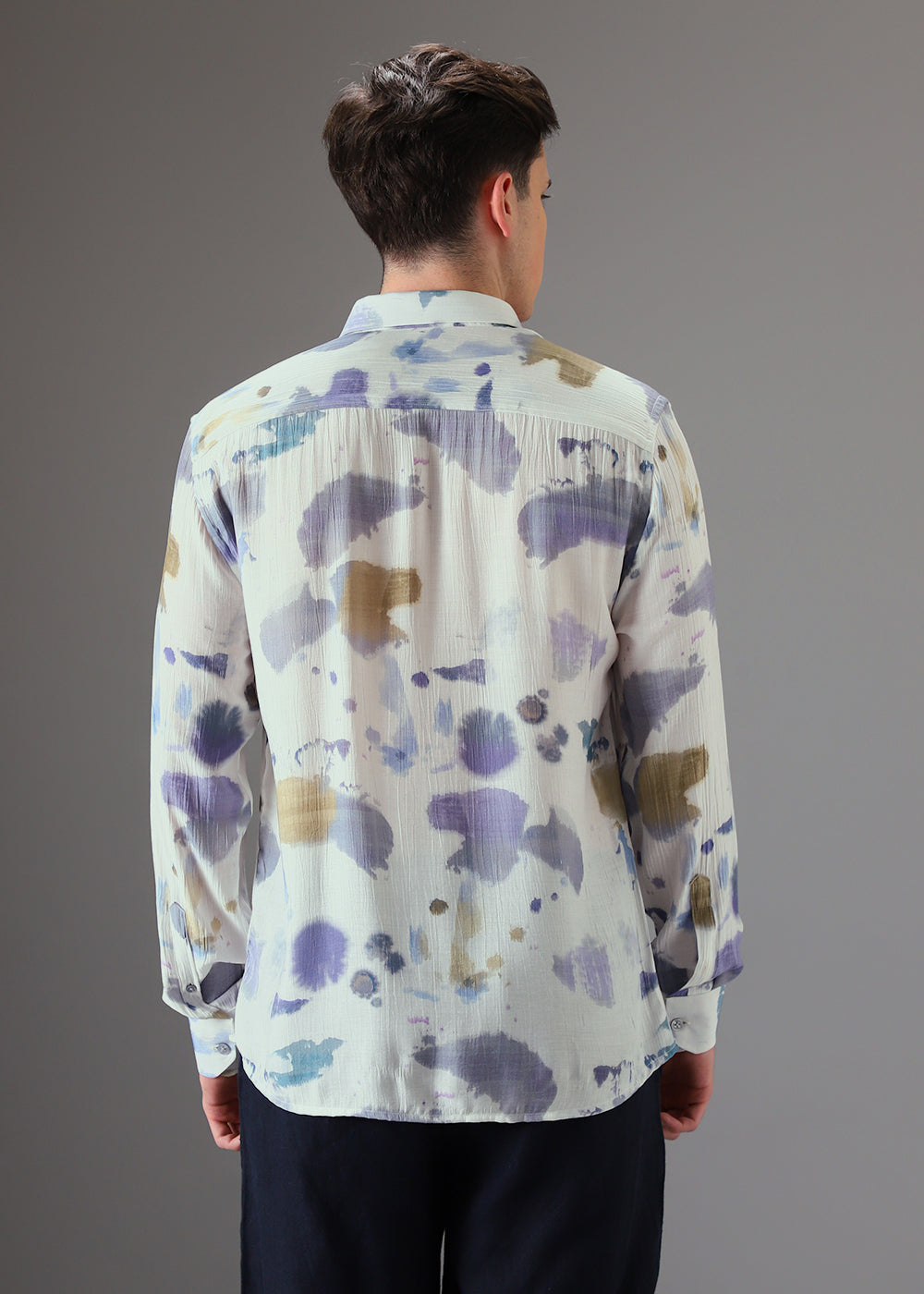 Multicolor Crushed Printed Shirt