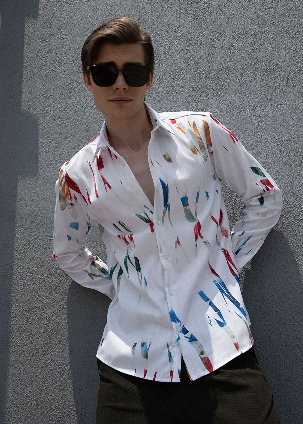 Abstract Multicoloured Shirt