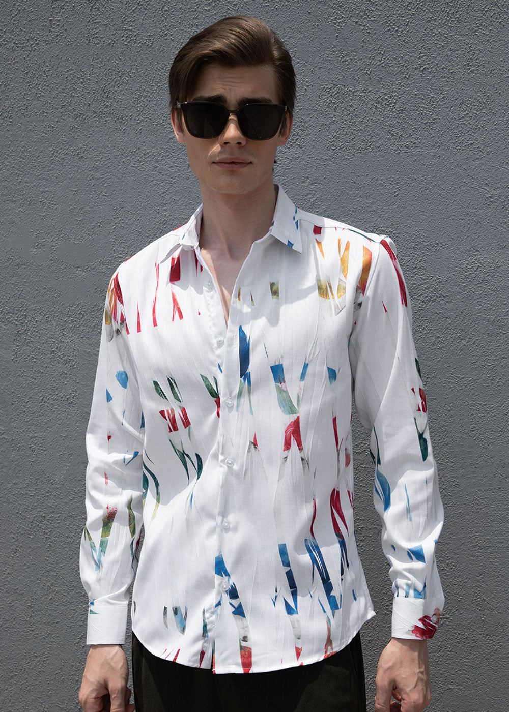 Abstract Multicoloured Shirt