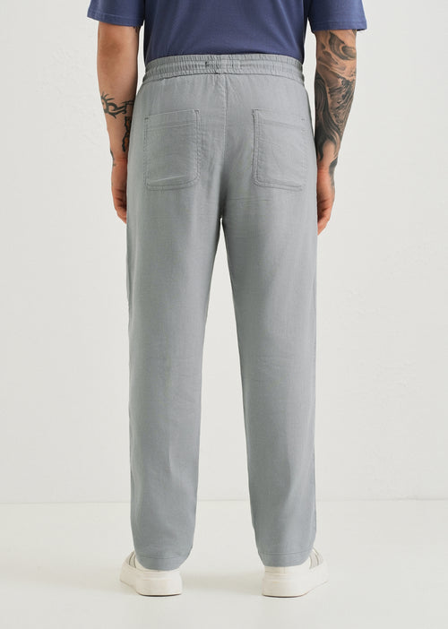 Mystic Blue Textured Pants