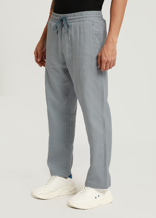 Mystic Blue Textured Pants