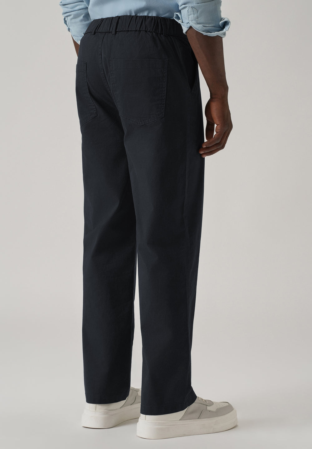 Baggy Fit Navy Blue Chinos